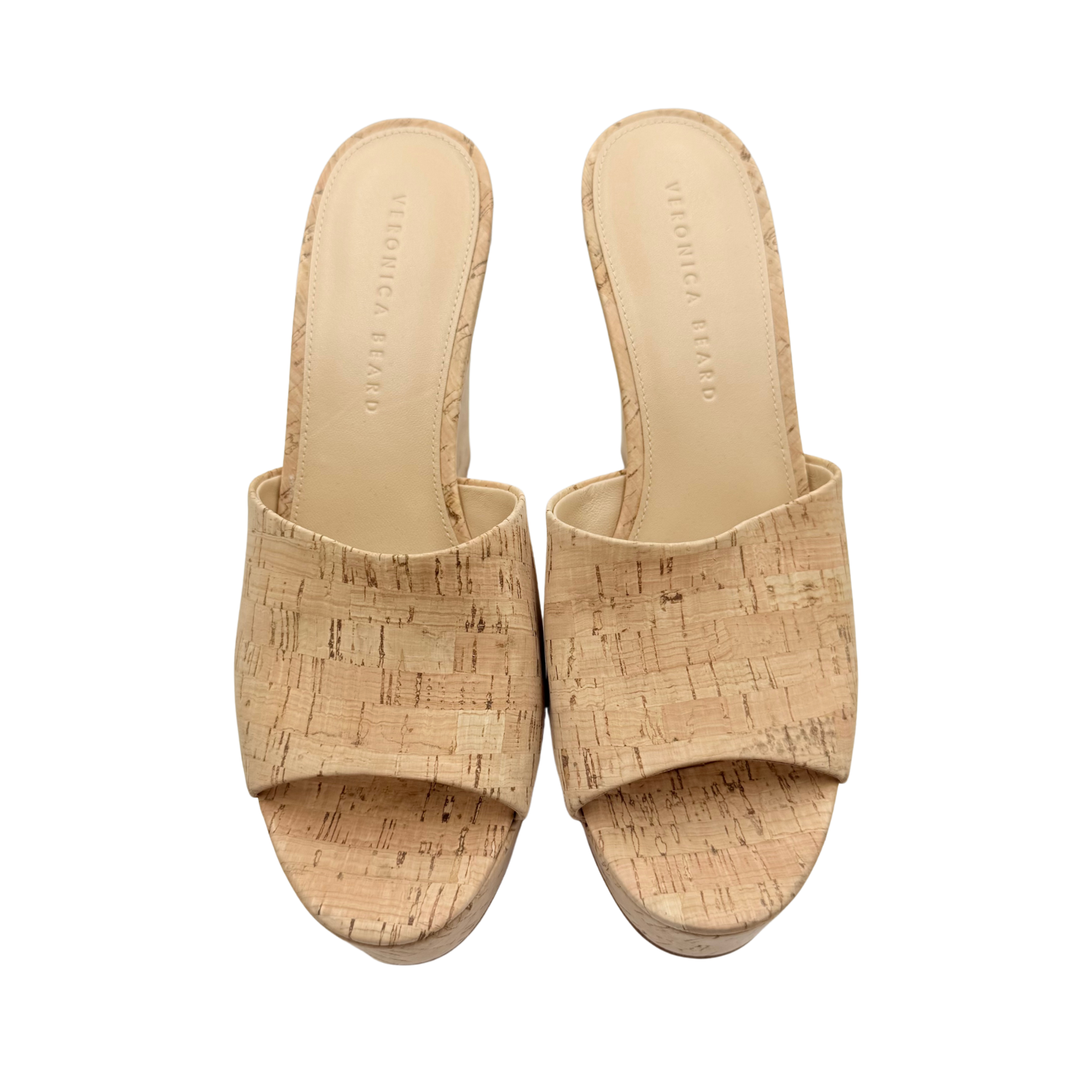 Veronica Beard Dali Wedge Sandals Sand