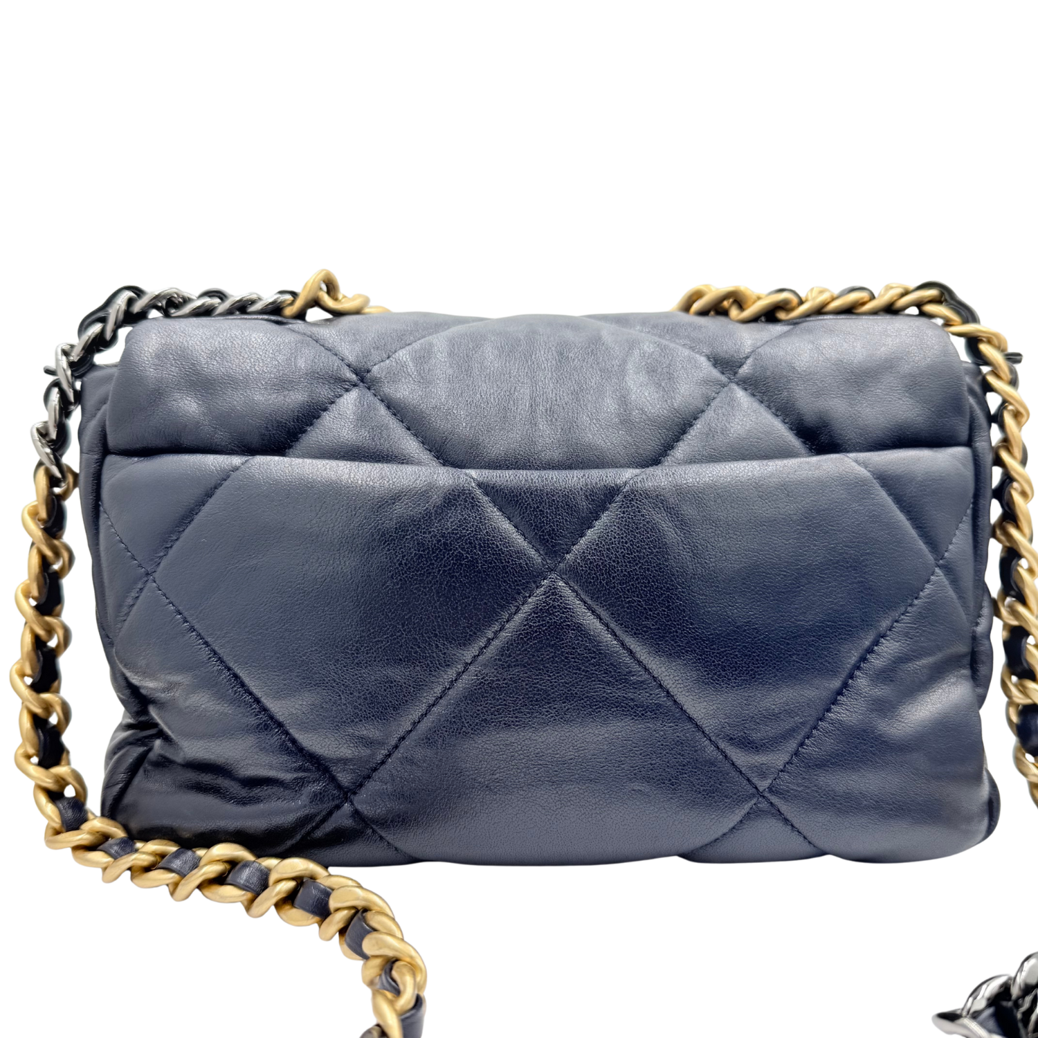 Chanel 19 Medium Flap Bag Navy