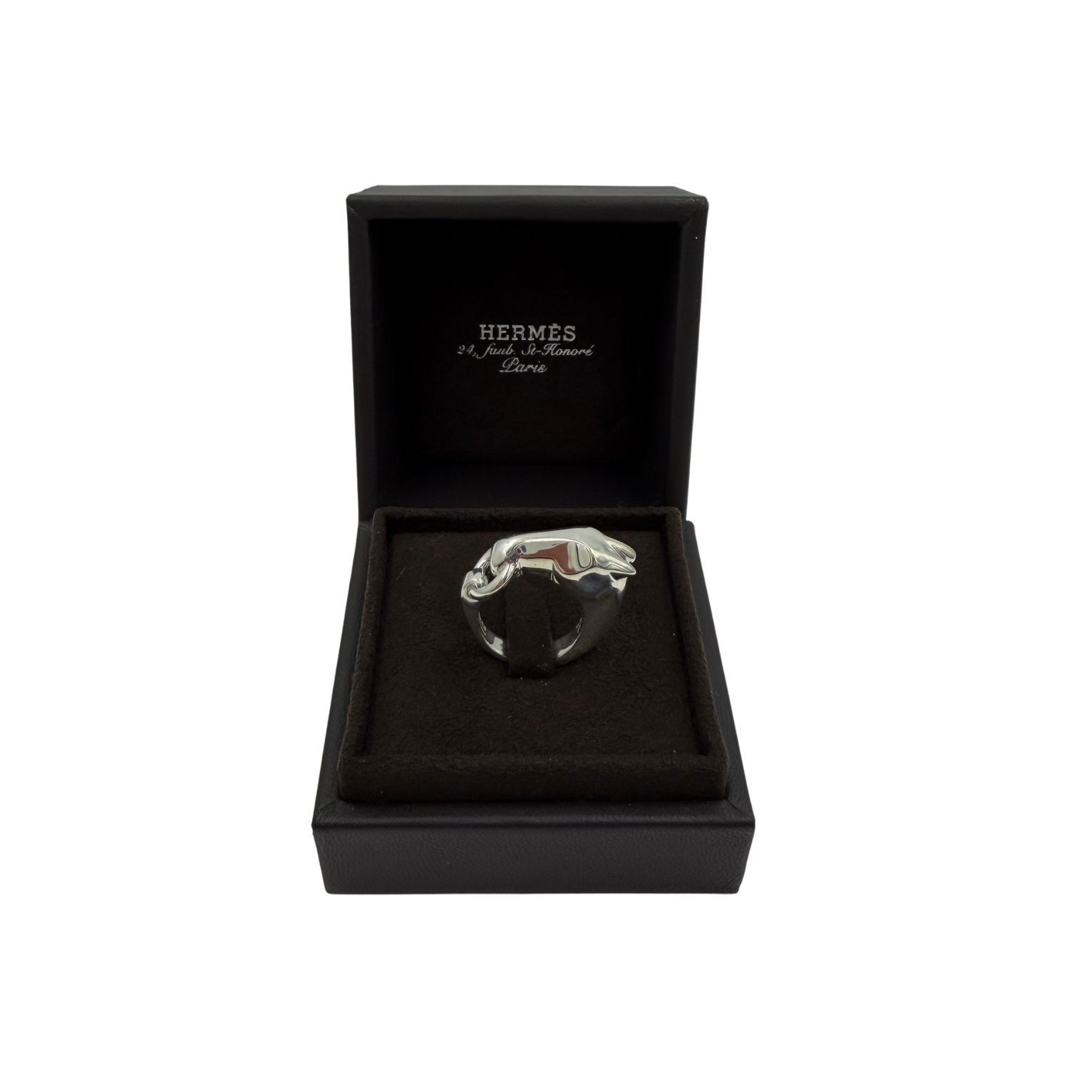 Hermès Galop Ring Silver