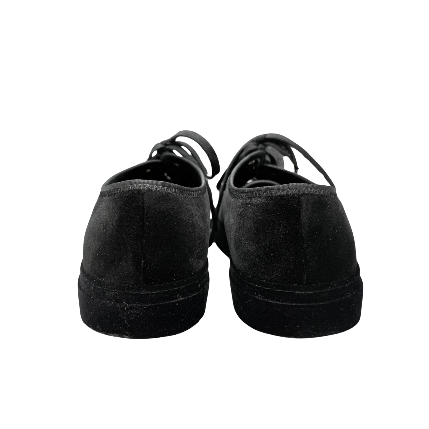 Chanel CC Lace Up Sneakers Black
