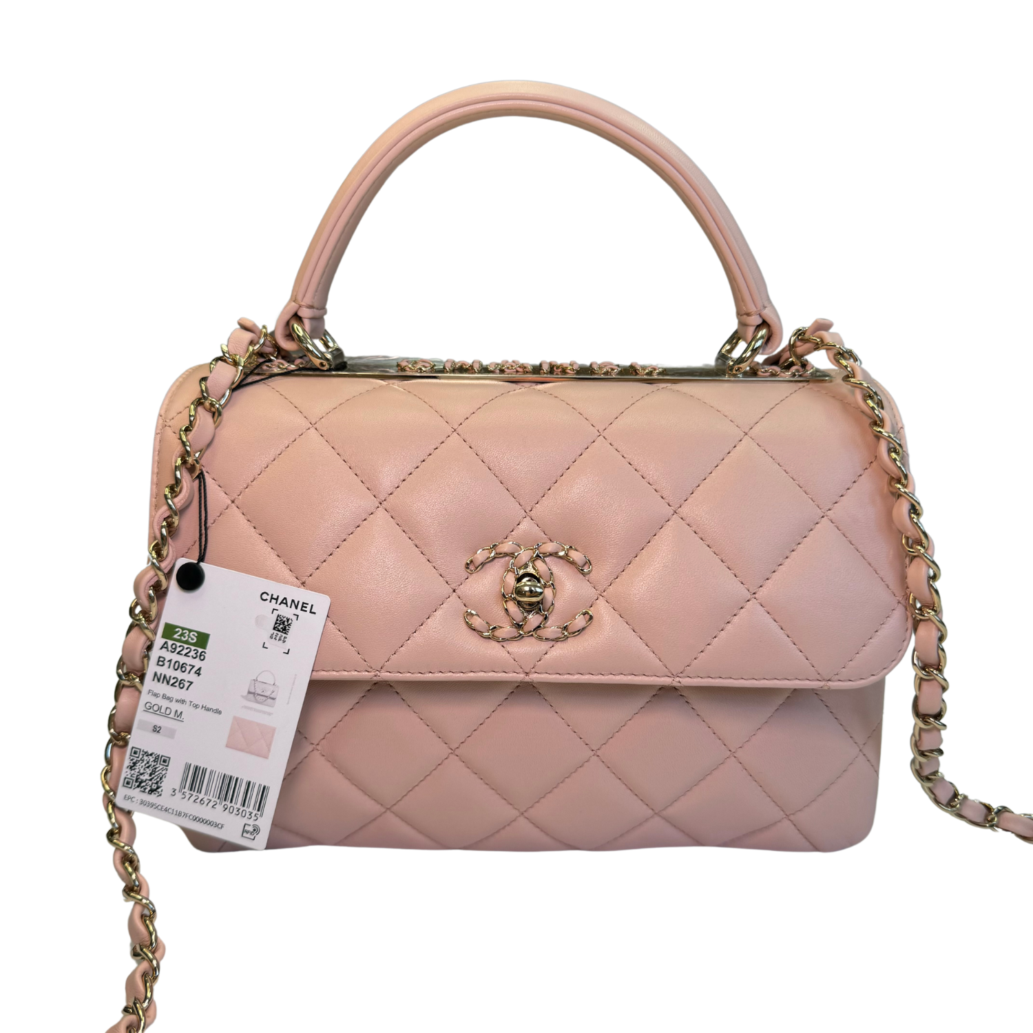 Chanel Classic Small Trendy Flap Bag Pink