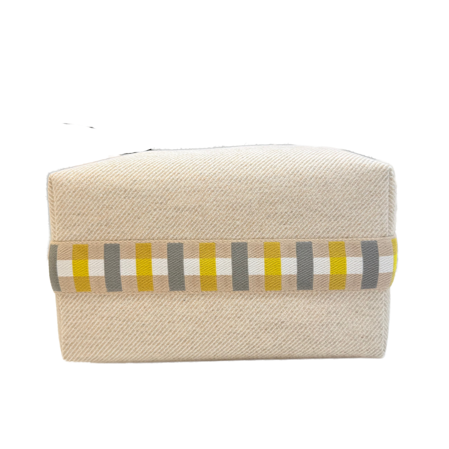 Hermès Toile Bride-A-Brac Large Travel Case Beige