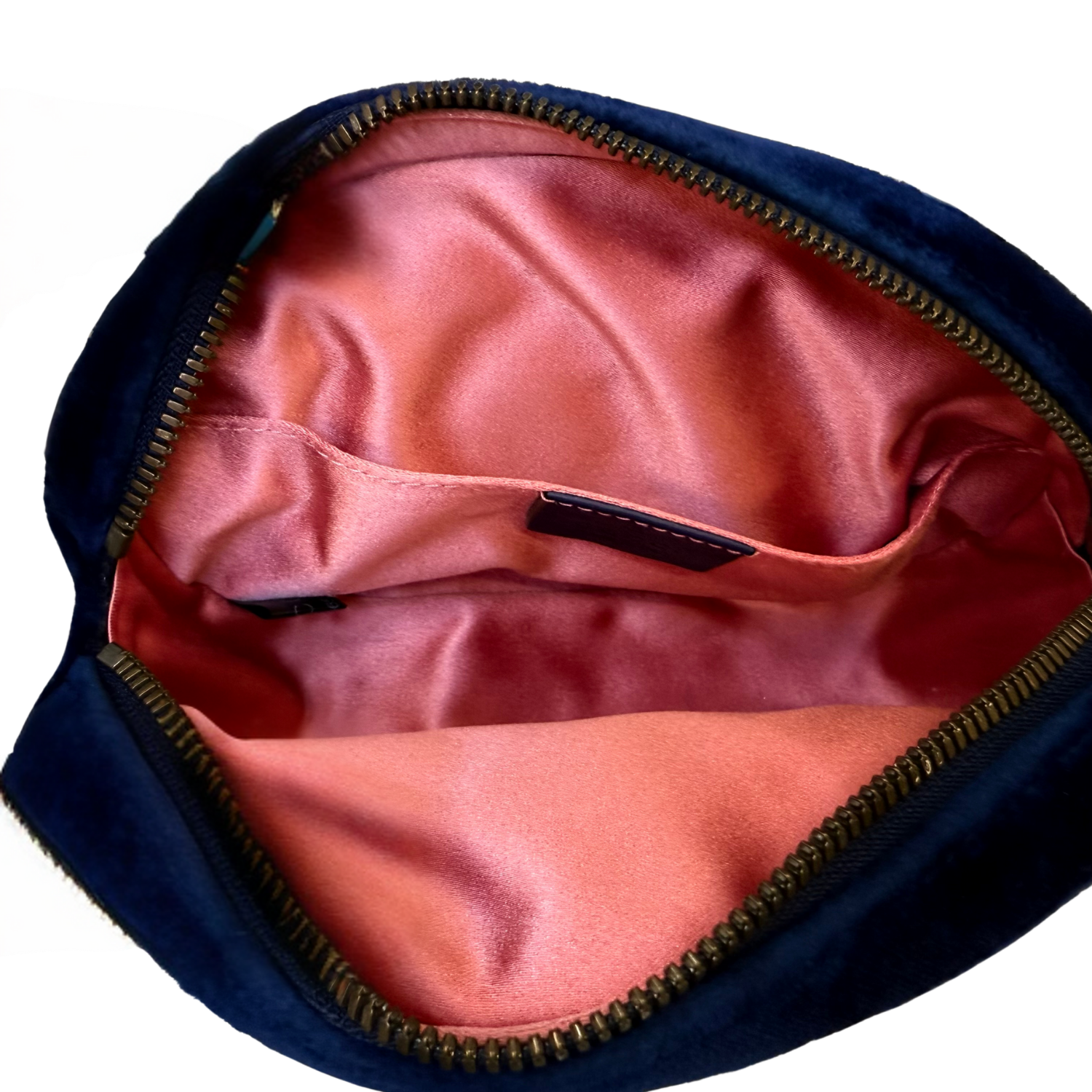 Gucci GG Marmont Belt Bag Matelasse Velvet Cobalt Blue