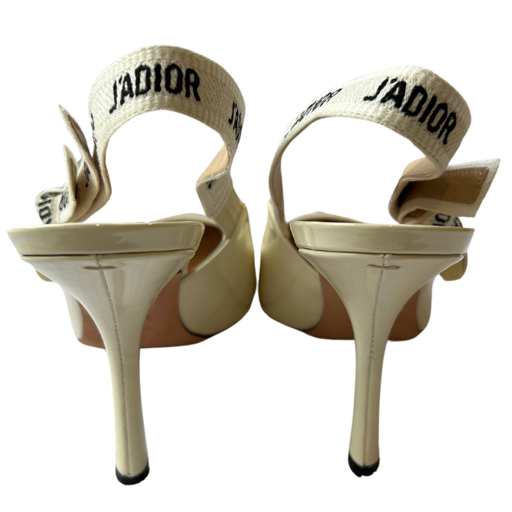 Dior J'Adior Patent Leather Slingback