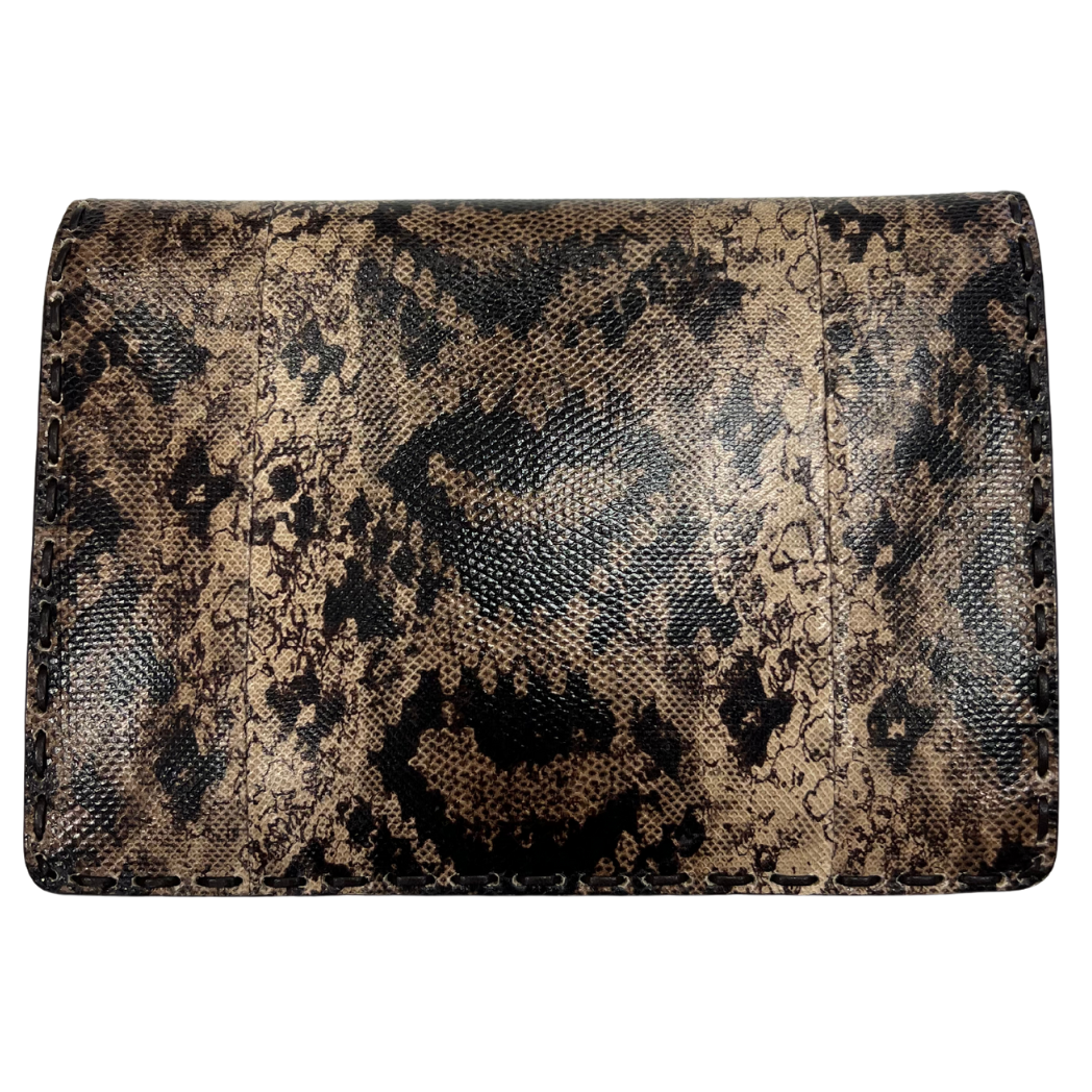 Bottega Veneta Python Envelope Clutch