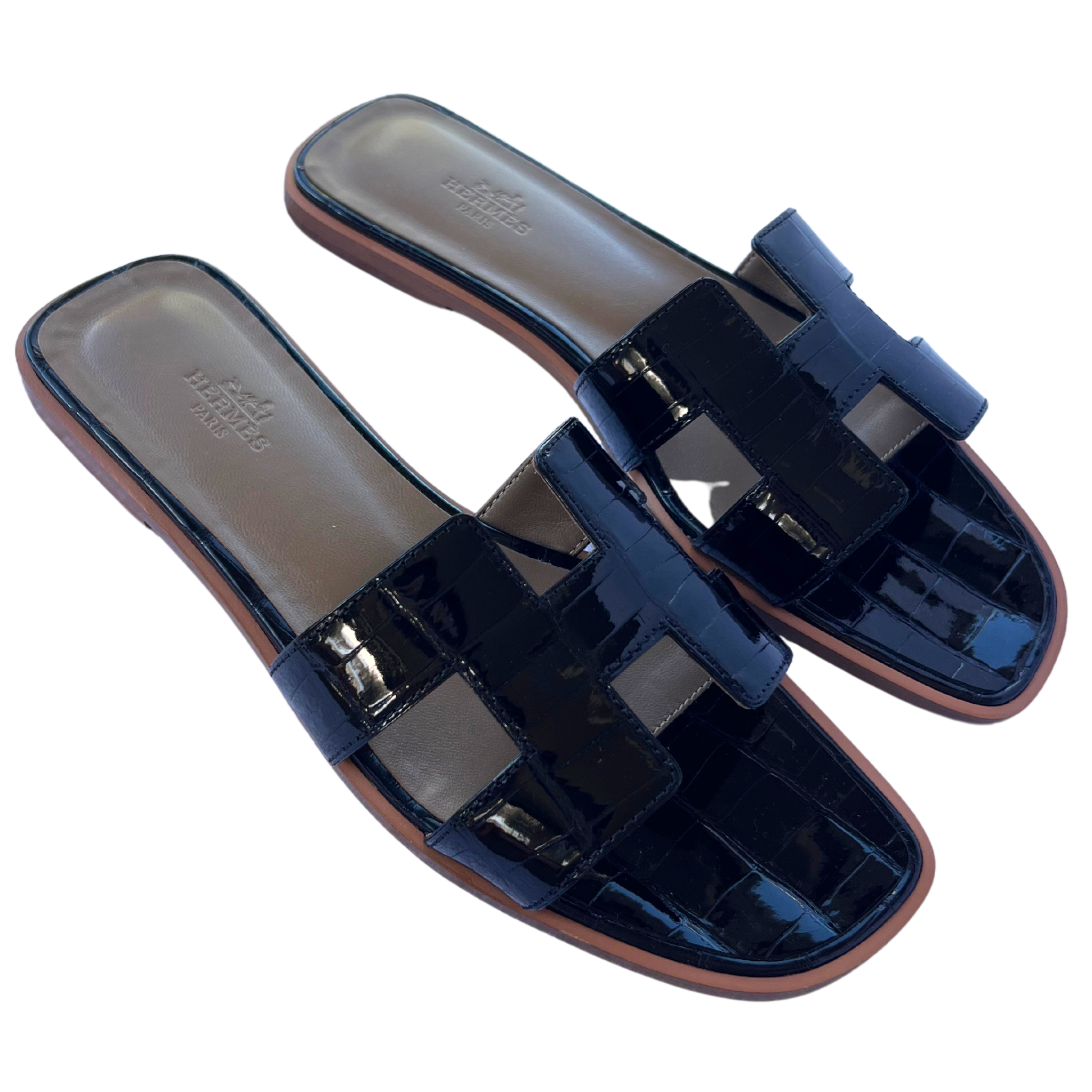 Hermès Oran Shiny Alligator