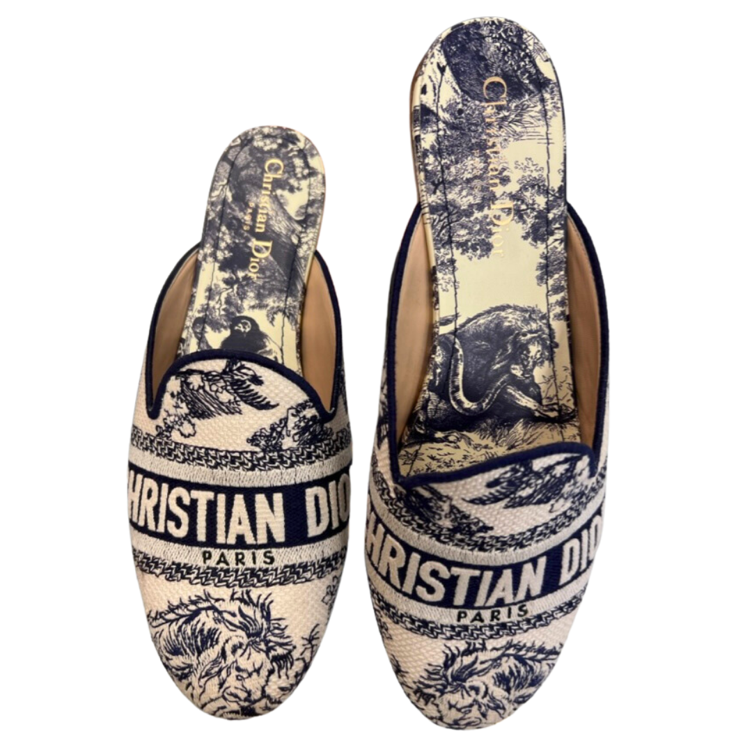 Christian Dior Embroidered Mule