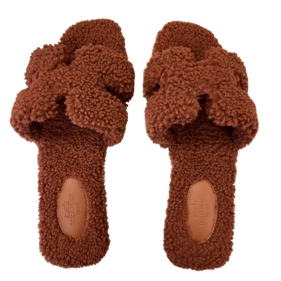 Hermès Teddy Oran Cognac