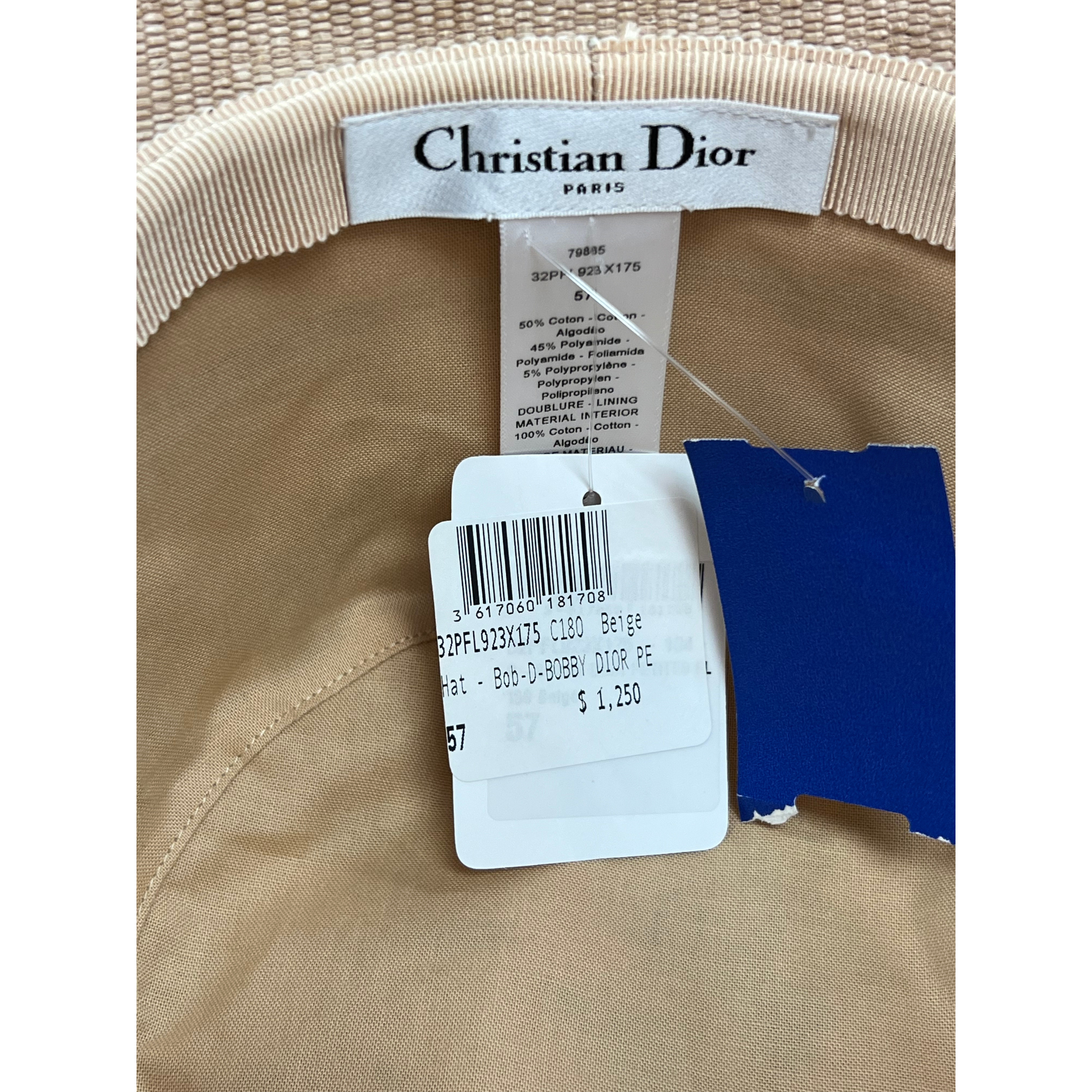 Christian Dior Floral Bucket Hat