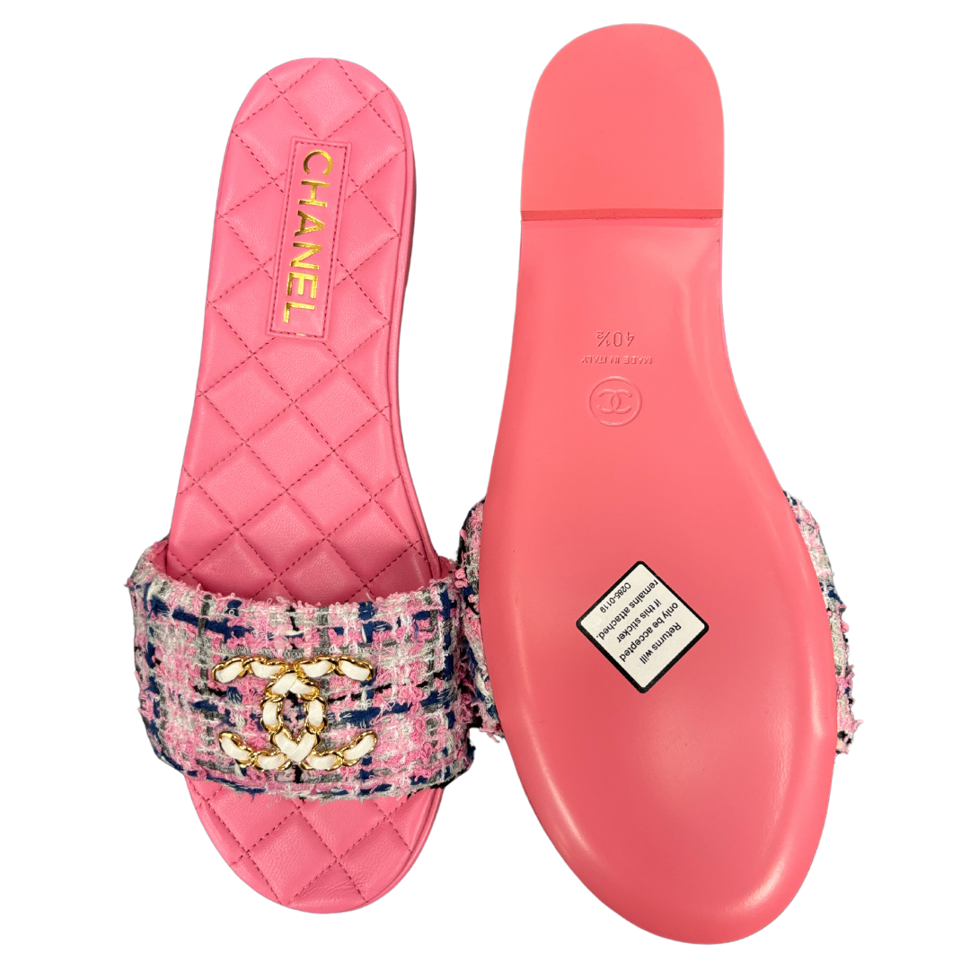 Chanel Tweed Sandal