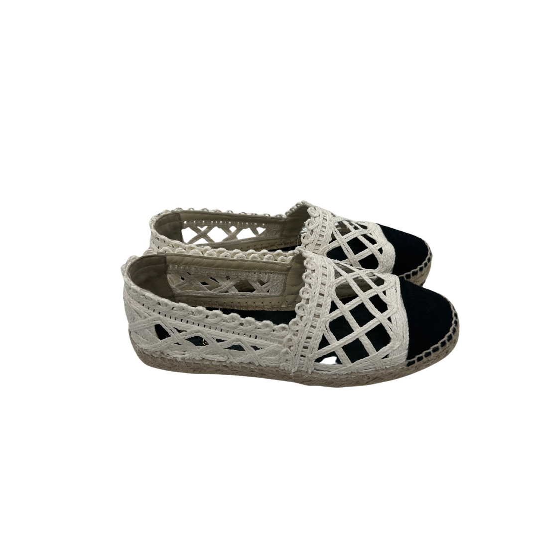 Chanel Raffia Crochet Espadrille