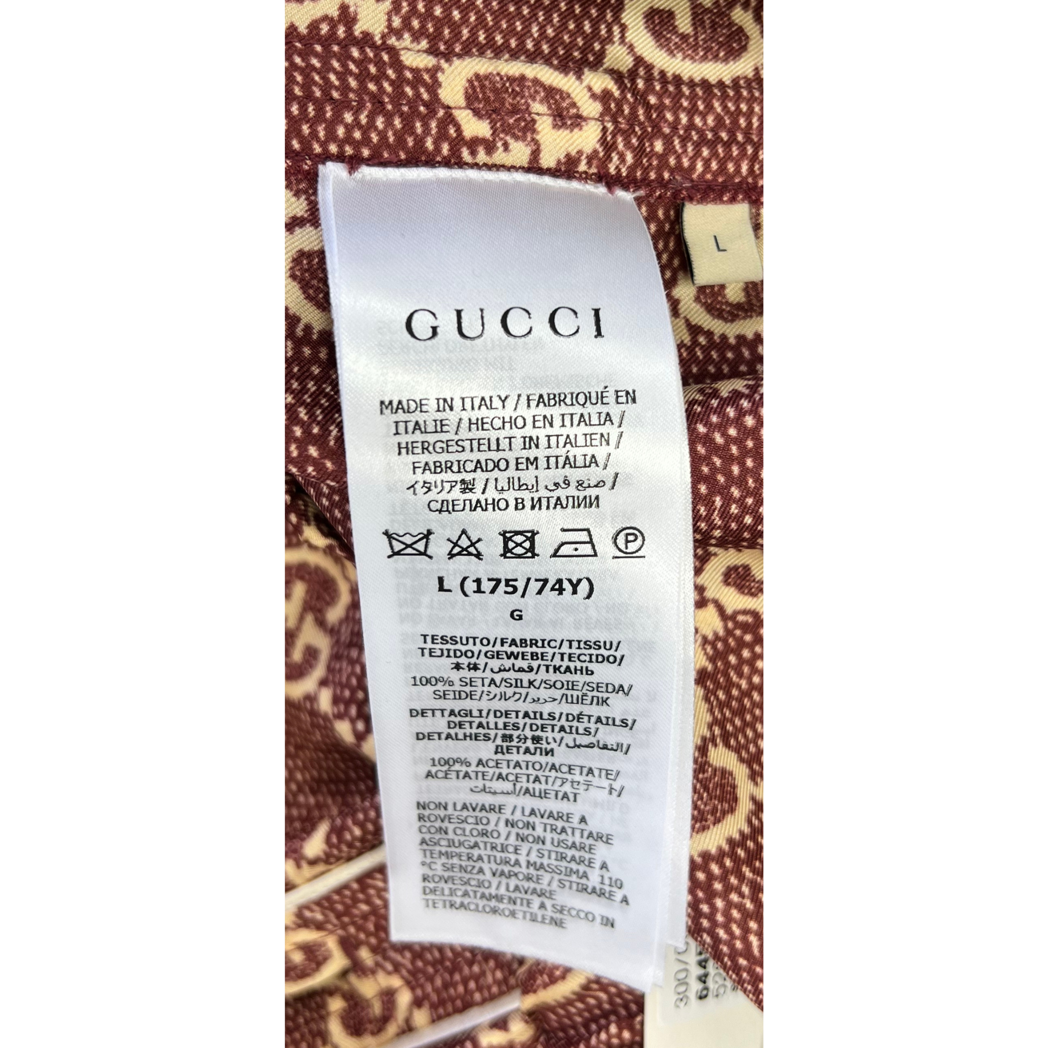 Gucci Silk Shorts