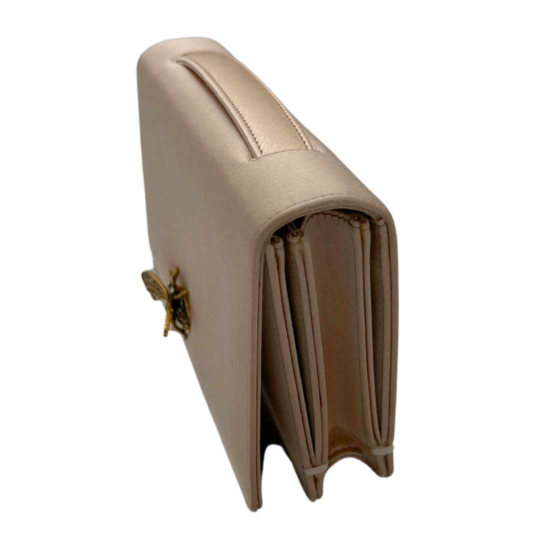 Dior Pink Satin D-Bee Clutch