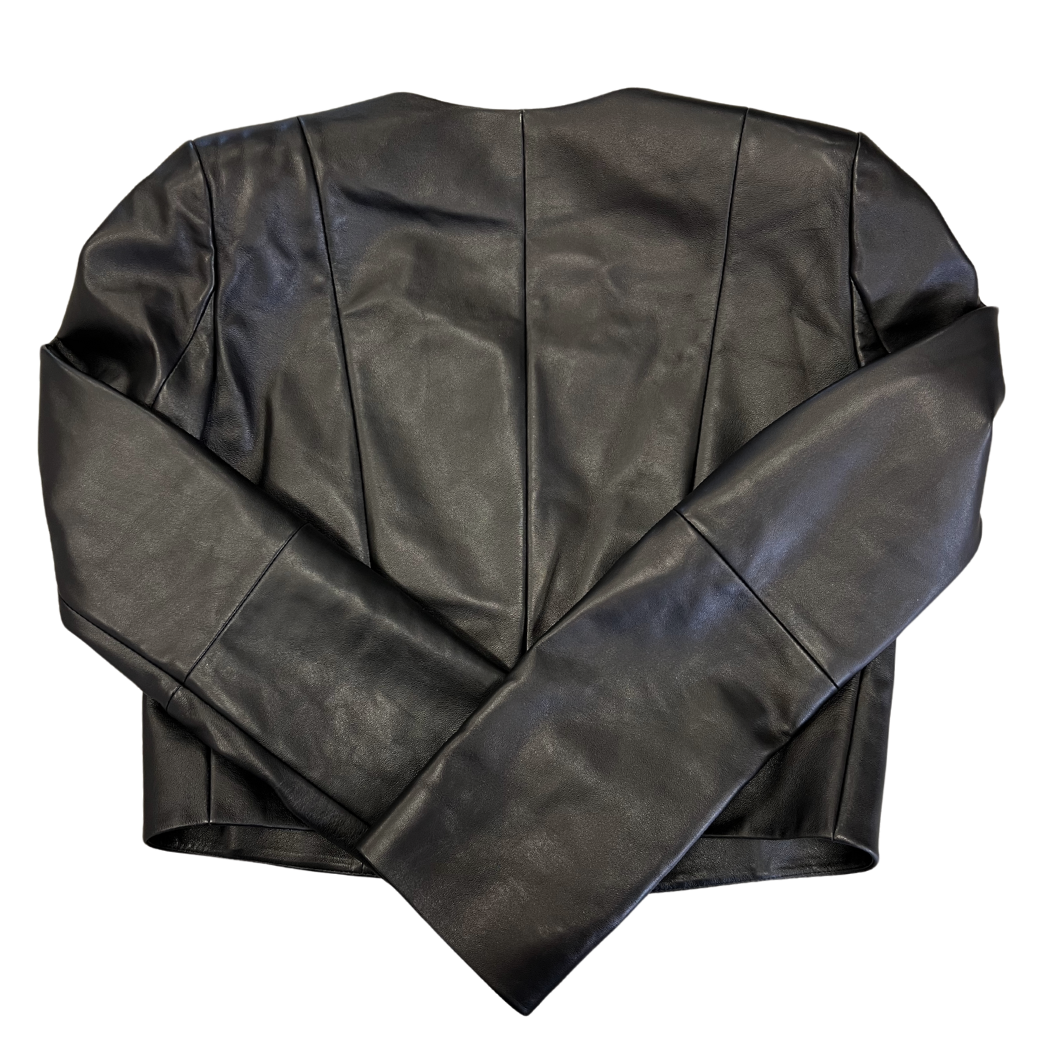 Michael Kors Collection Leather Blazer