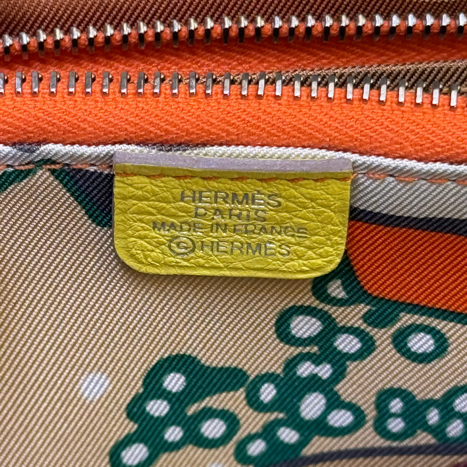 Hermès Epsom Silk'in Compact Wallet Lime