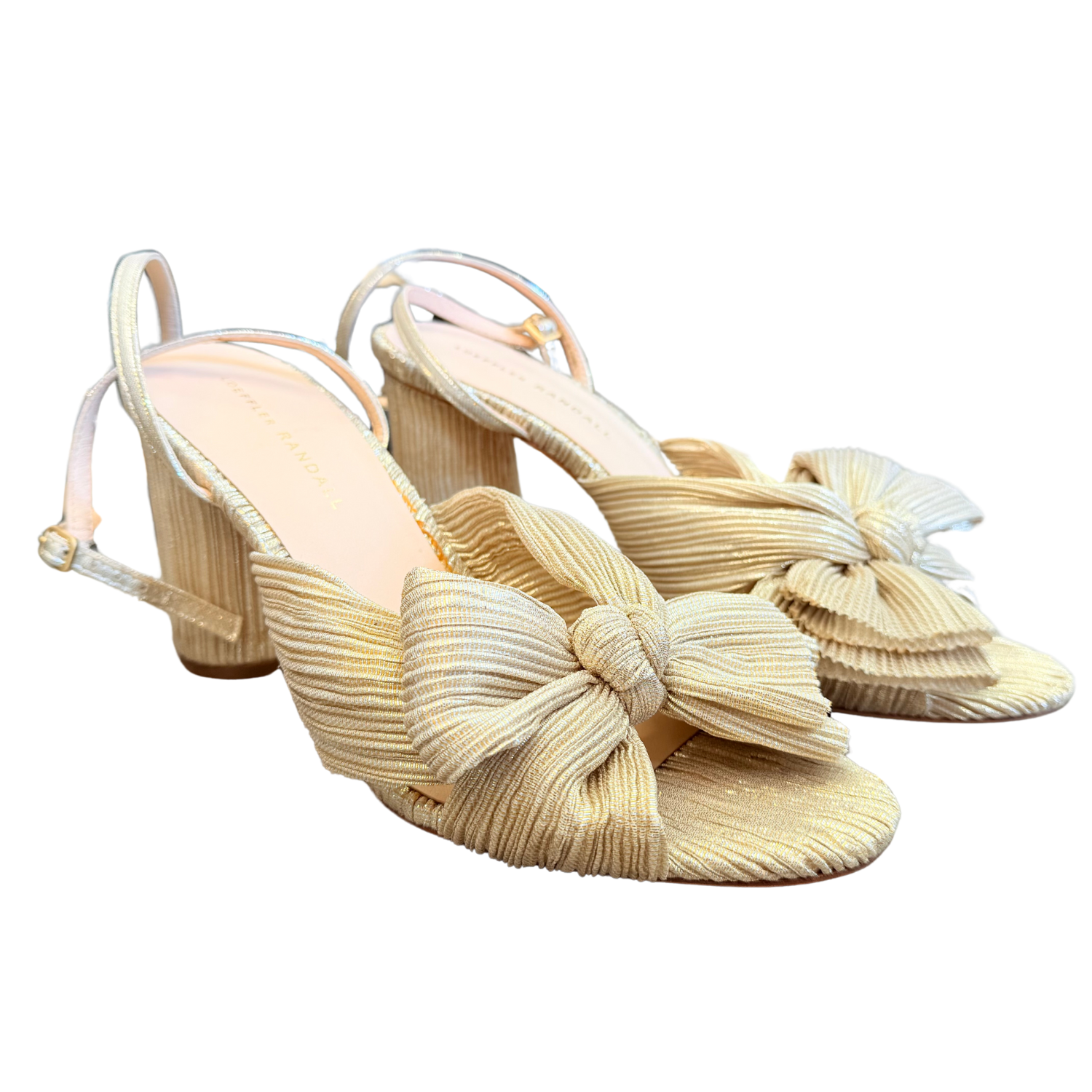 Loeffler Randall Camellia Bow Heeled Sandals