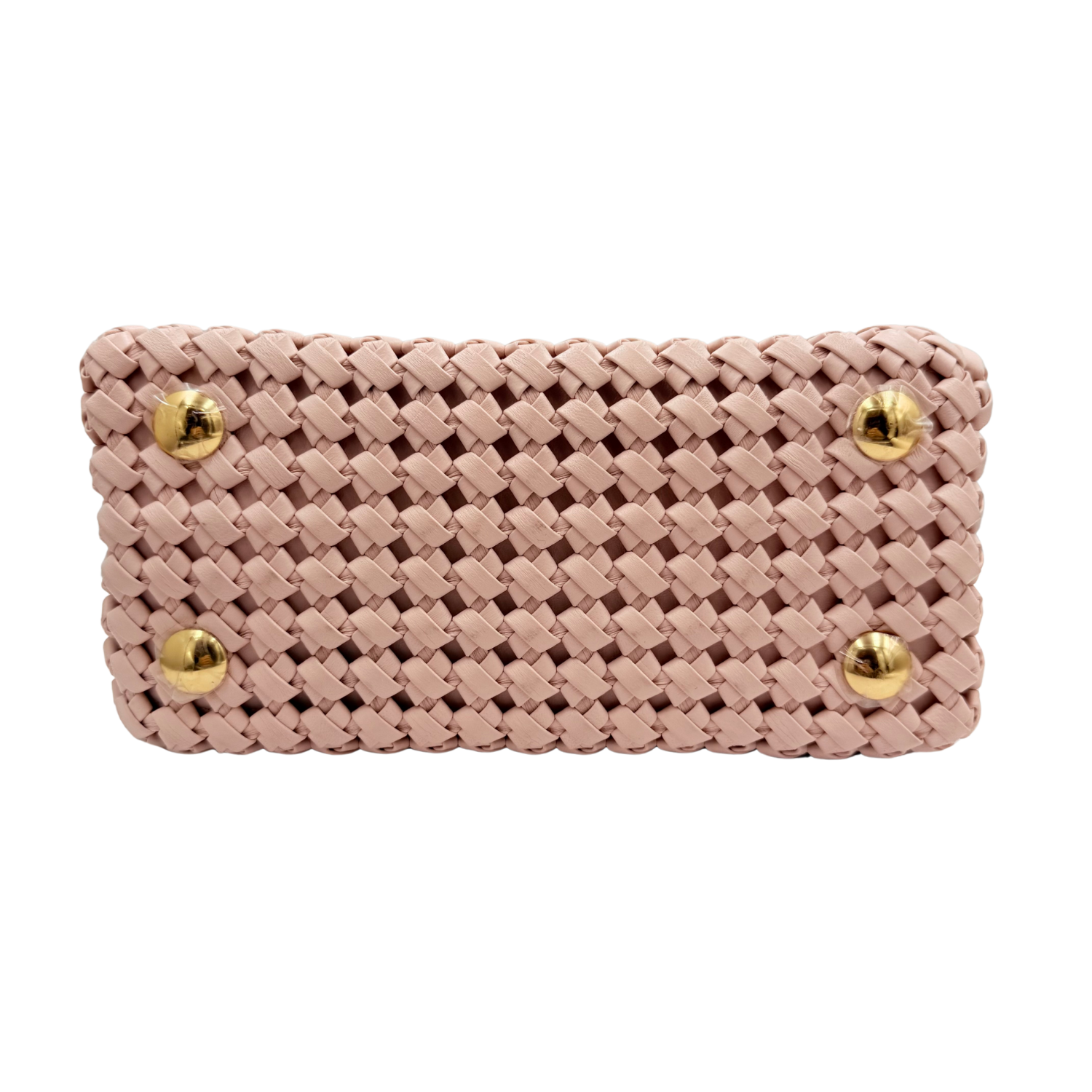 Fendi Mini Interlace Peekaboo Iconic Satchel Pink