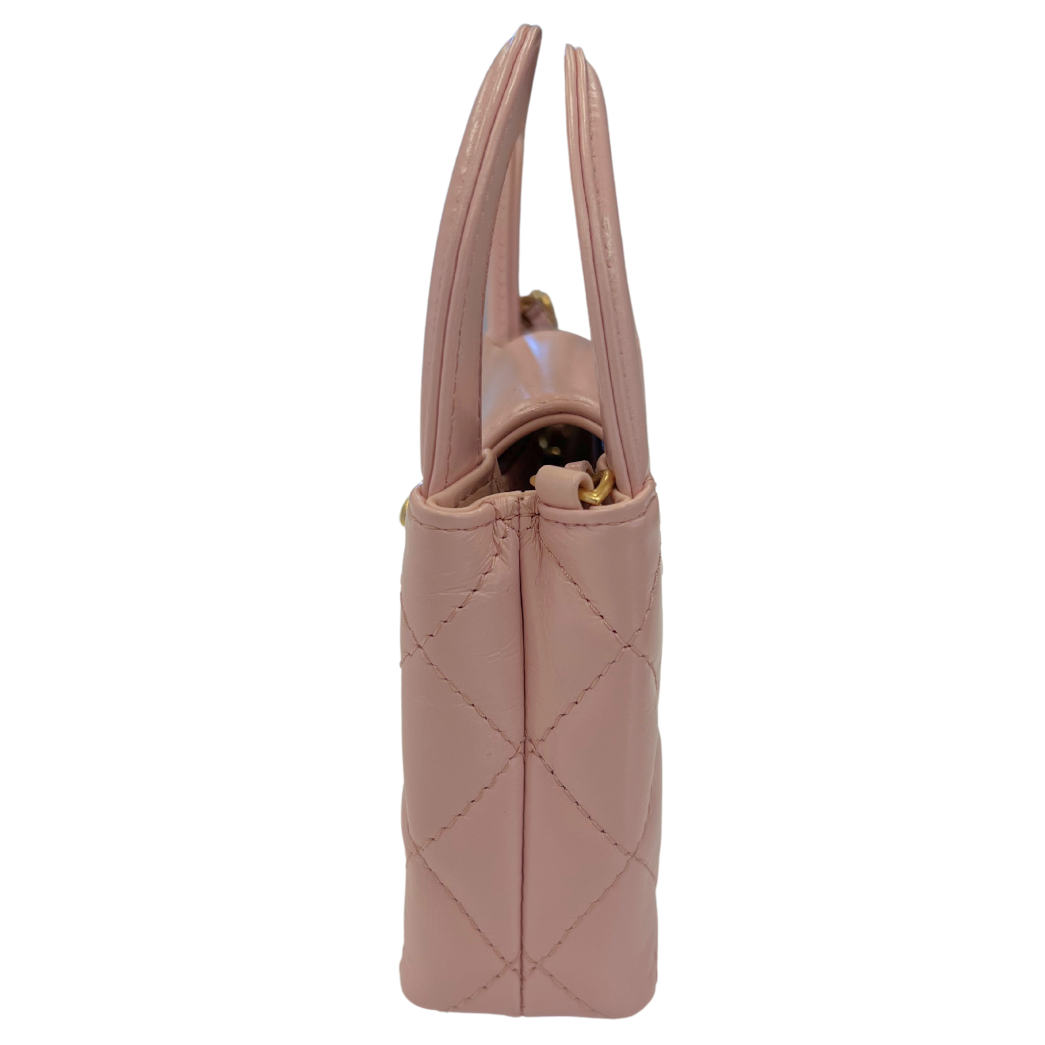 Chanel Mini Nano Shopper Light Pink