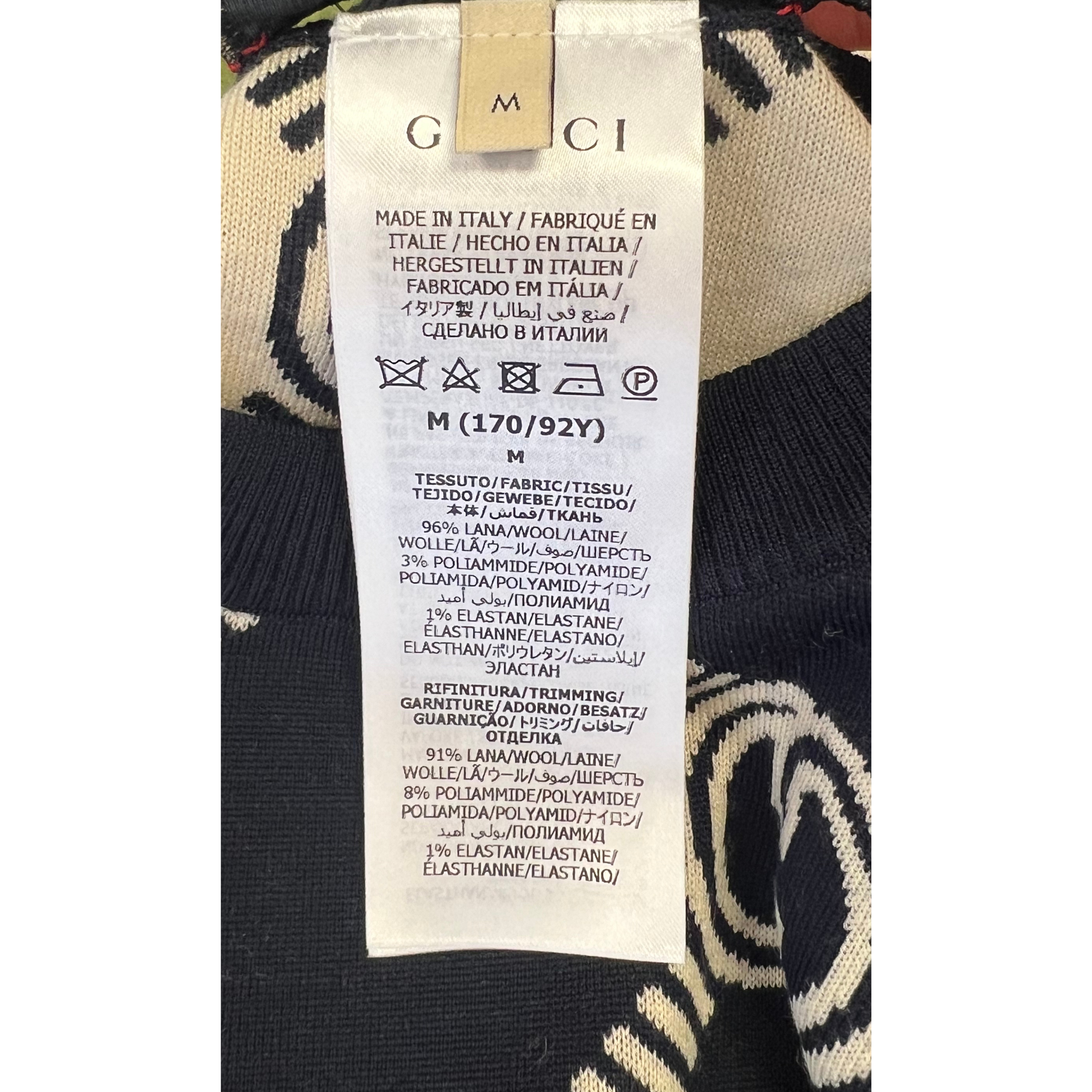 Gucci Reversible Wool Jacquard