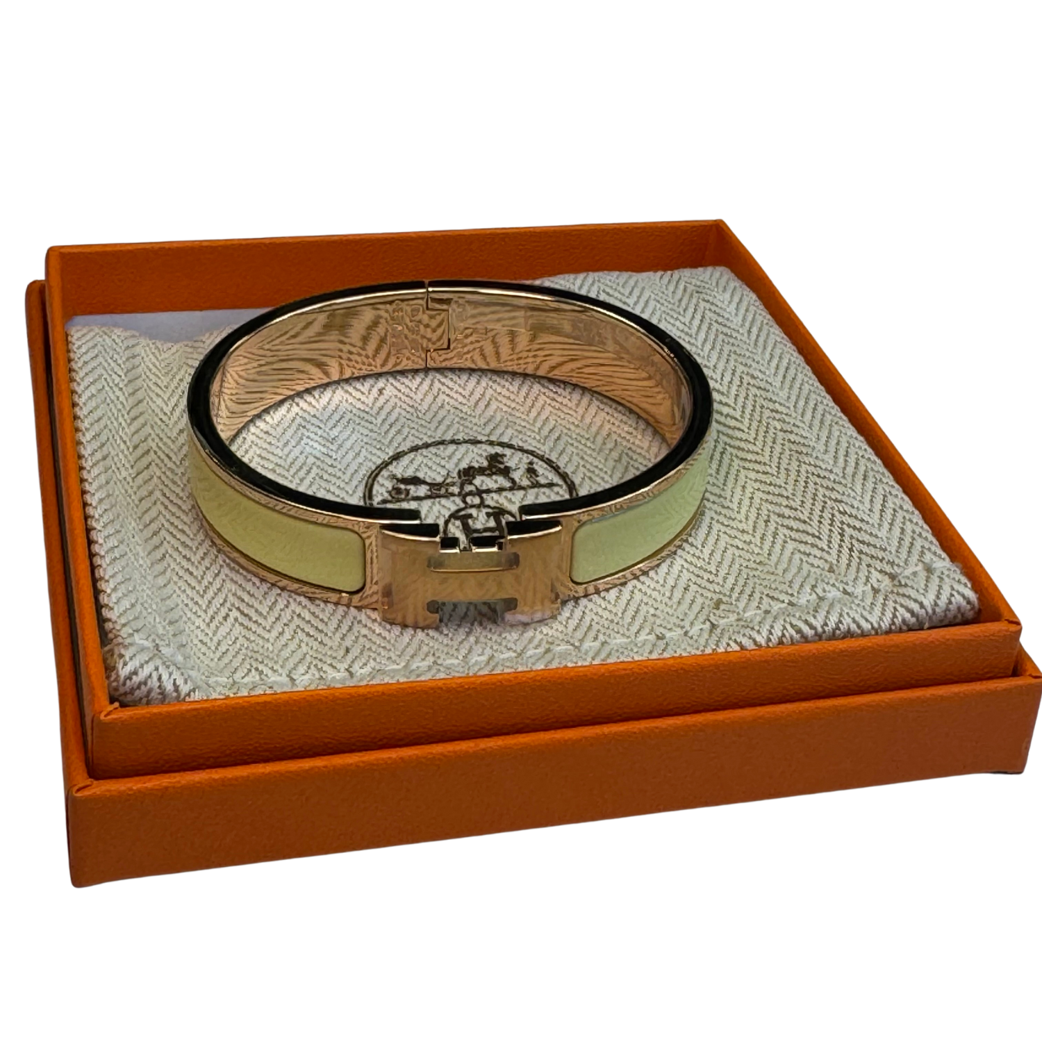Hermès Clic H Bracelet Yellow