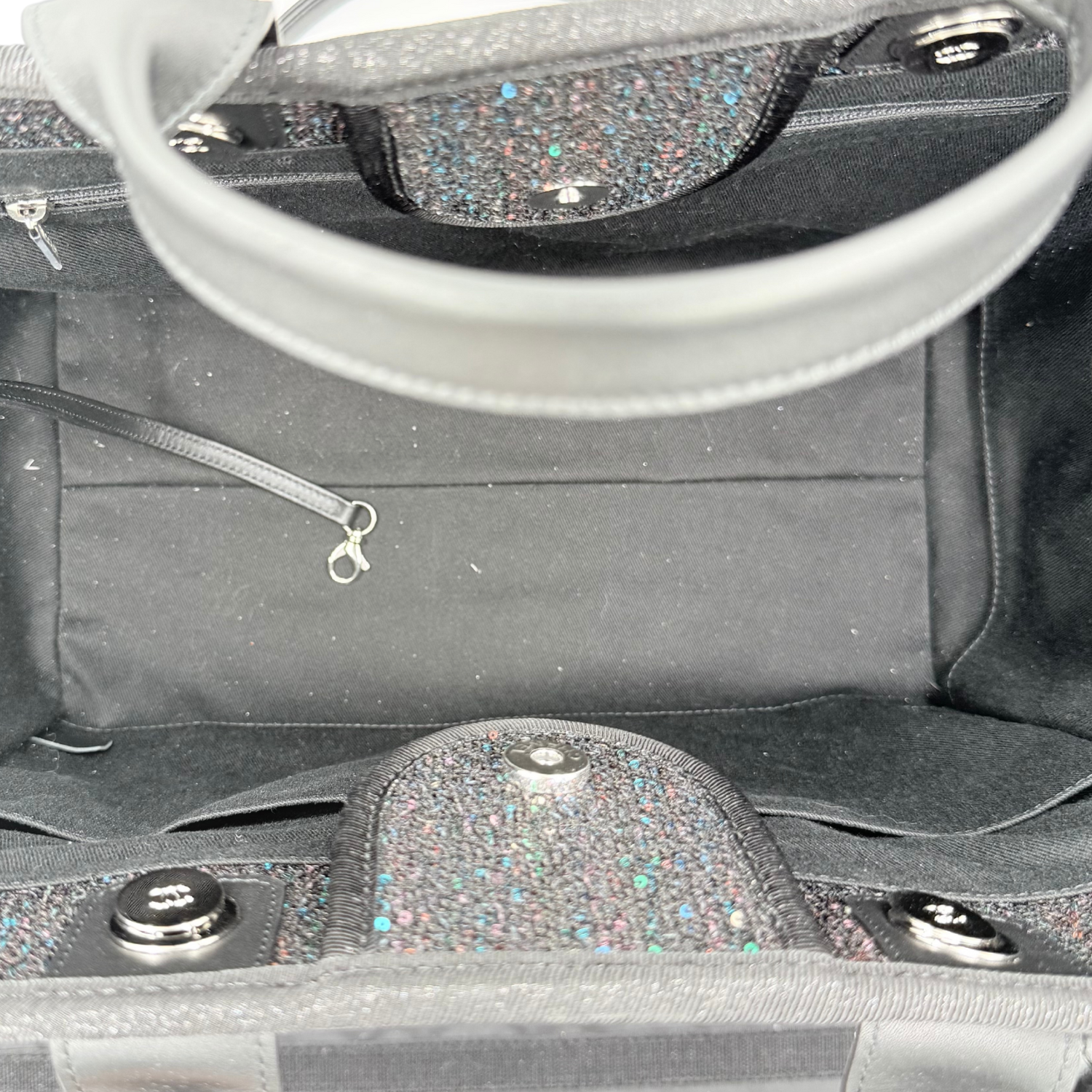 Chanel Large Sequin Deauville Tote