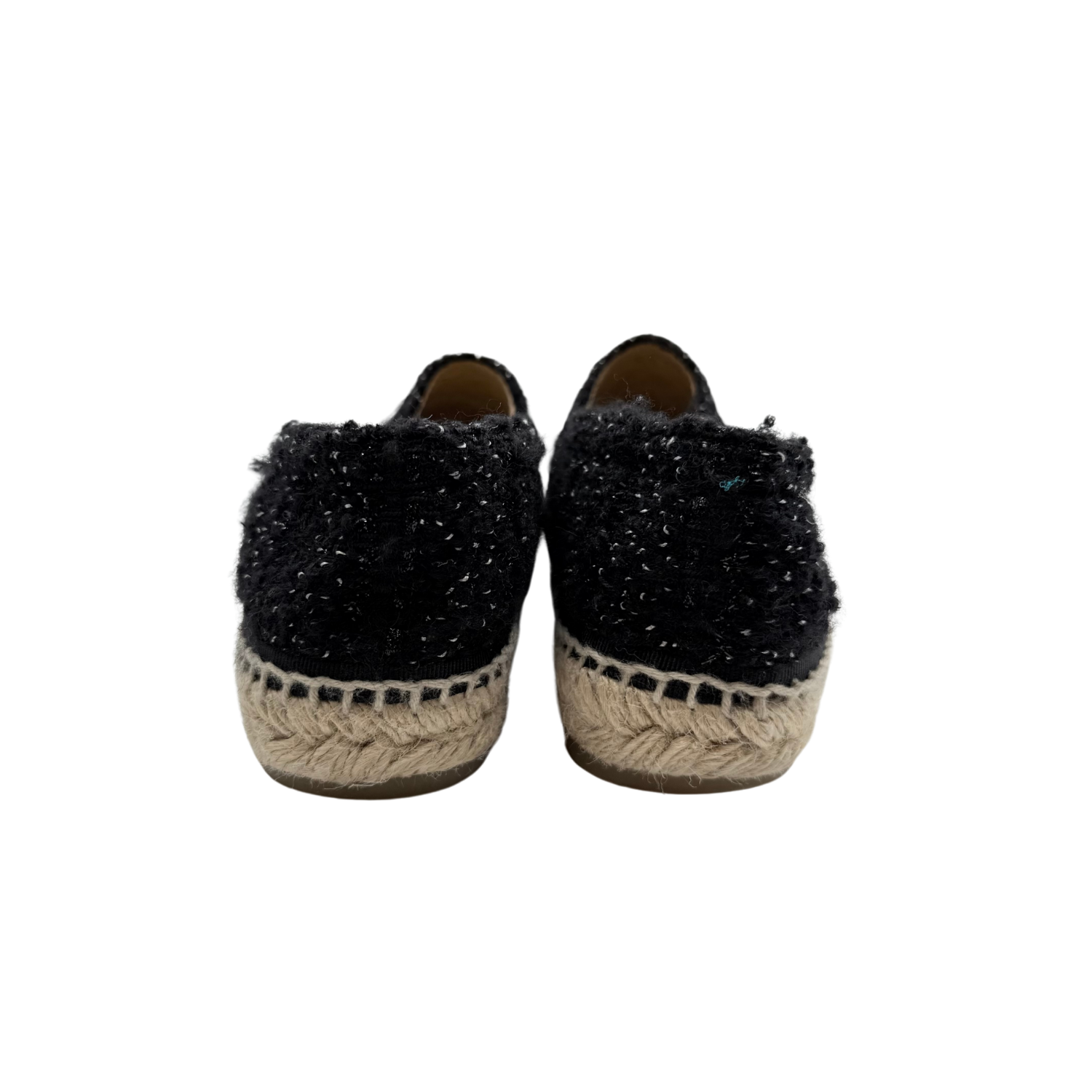 Chanel CC Espadrilles Black & Silver