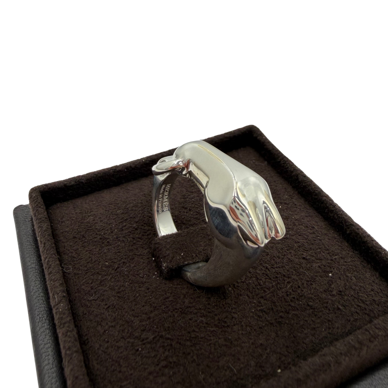 Hermès Galop Ring Silver