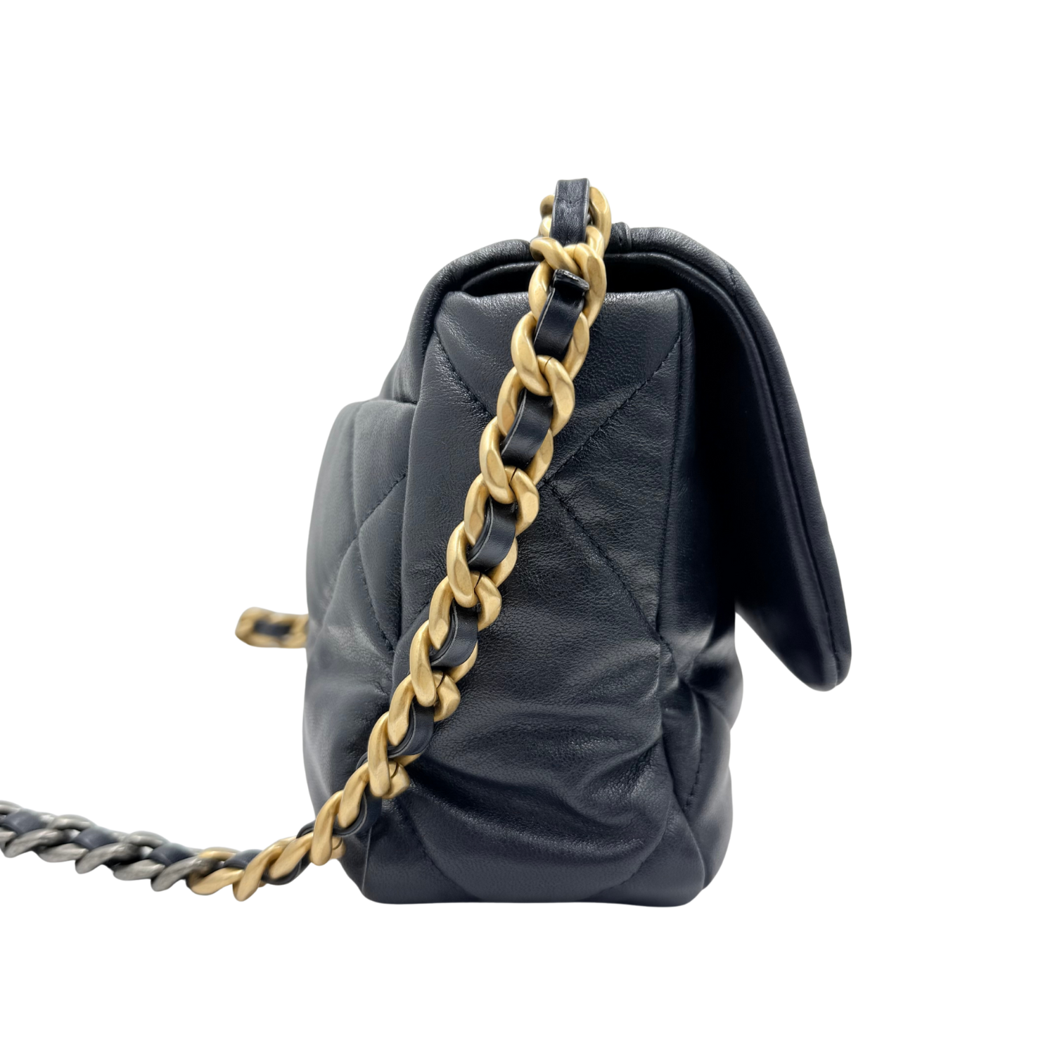 Chanel 19 Medium Flap Bag Navy