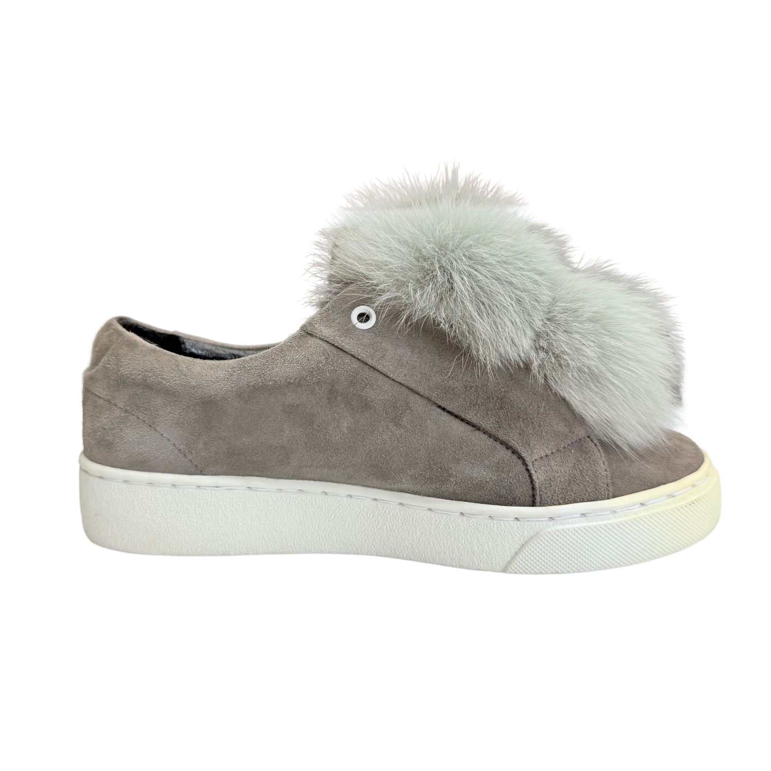 Here/Now Pom Pom Sneakers Grey