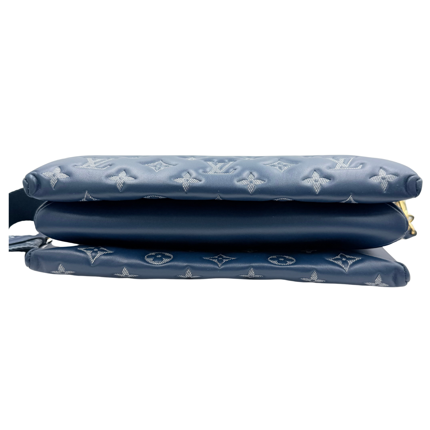 Louis Vuitton Embossed Coussin PM Denim Bleu