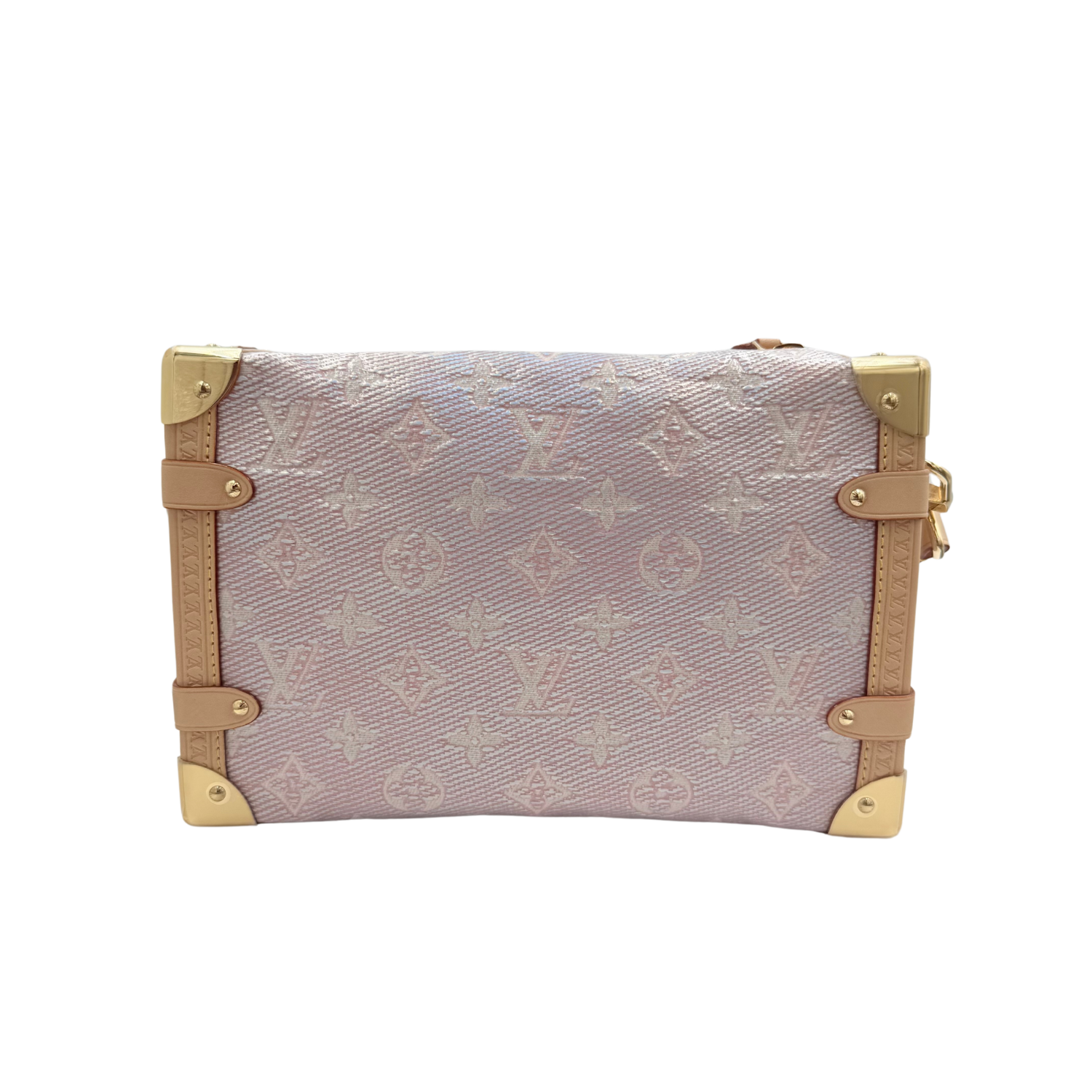 Louis Vuitton LV Monoglam Side Trunk MM Pink