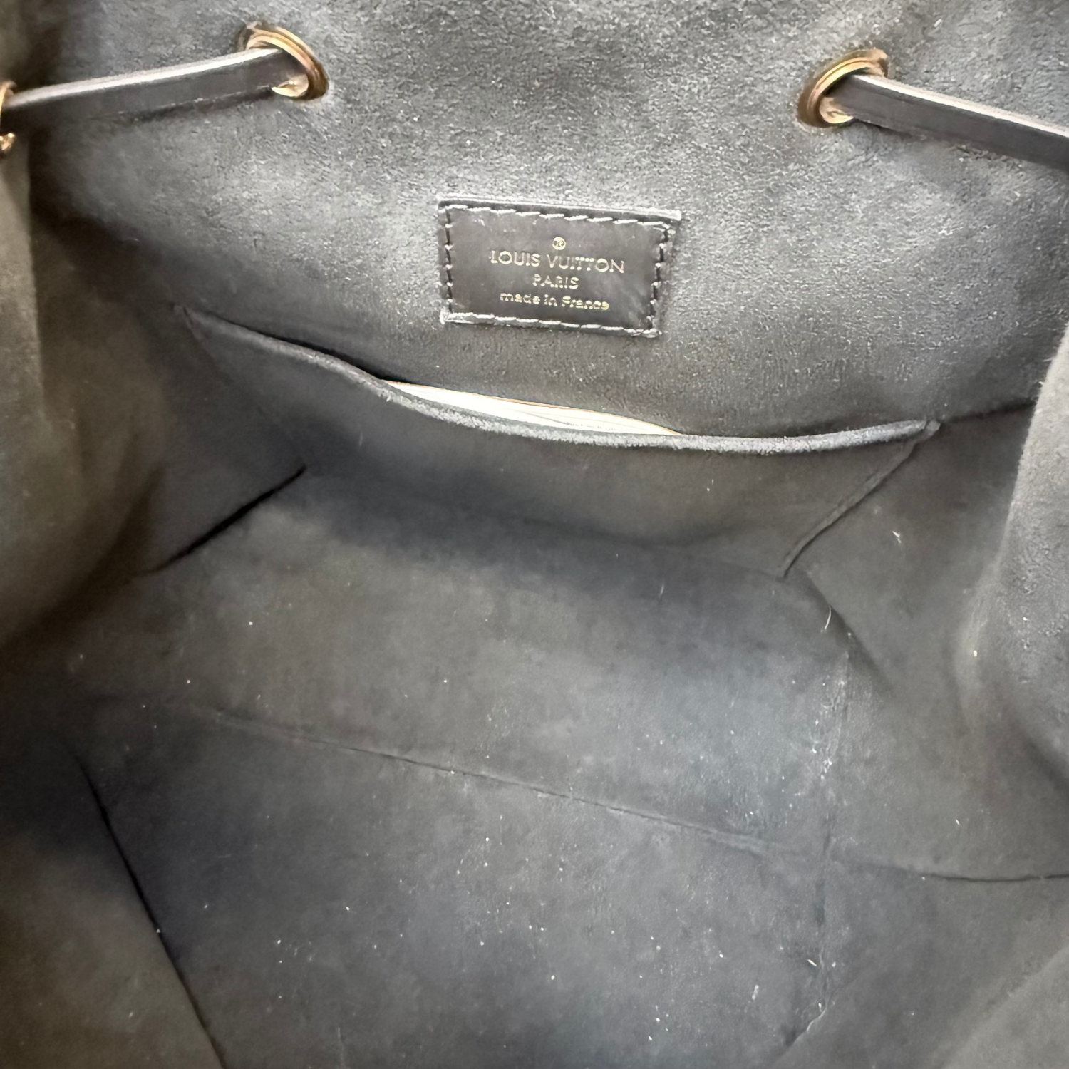 Louis Vuitton Monogram Empreinte Montsouris Backpack Black