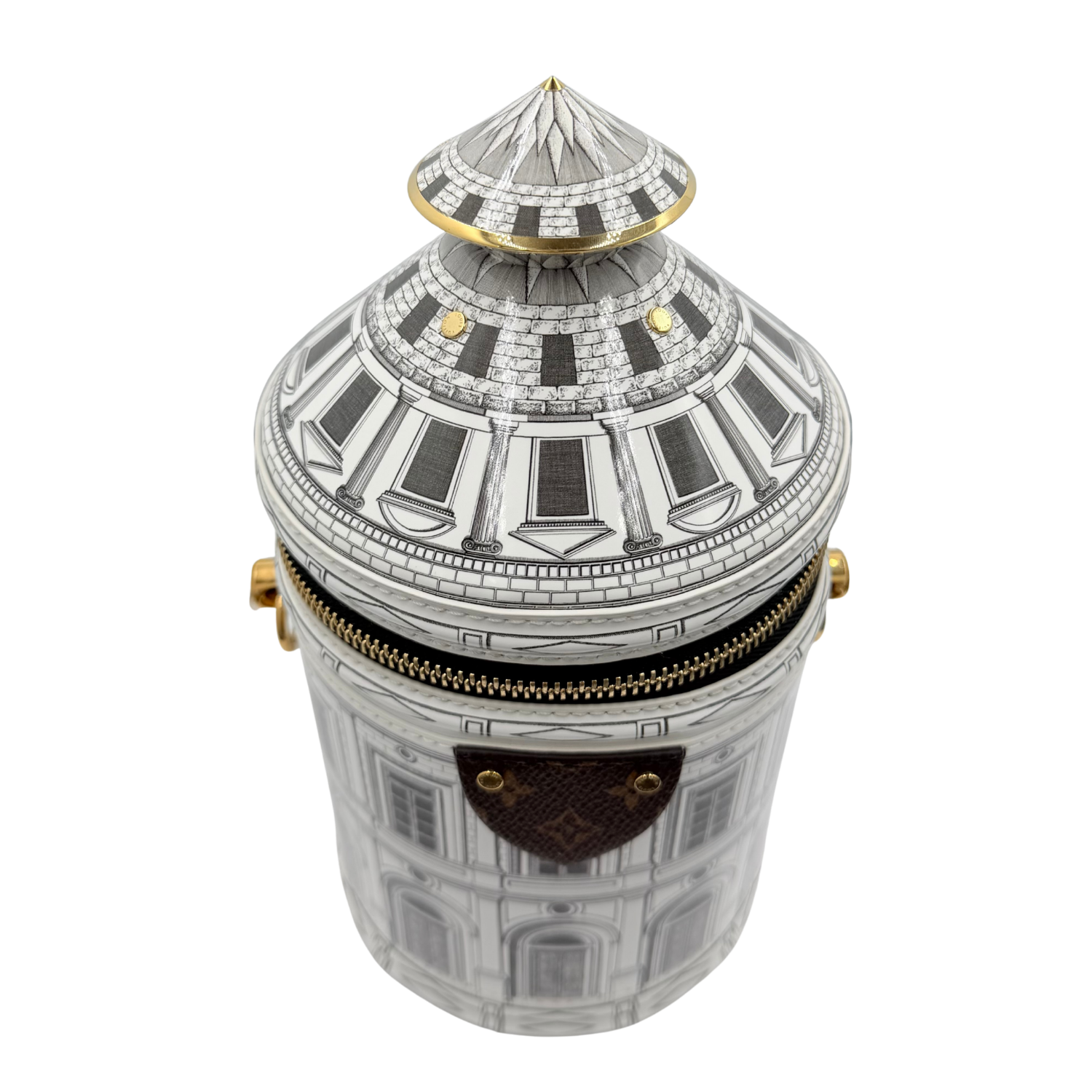 Louis Vuitton x Fornasetti Limited Edition 2021 Architettura Cannes Vase Bag