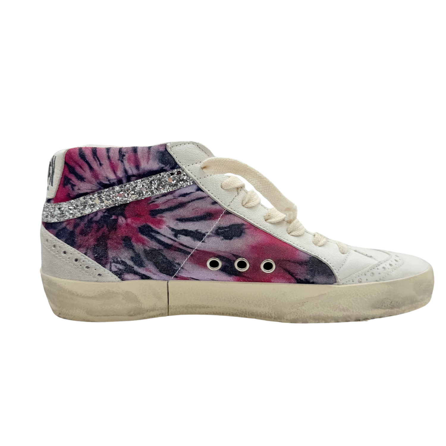 Golden Goose Midstar Tie Dye Suede Sneakers
