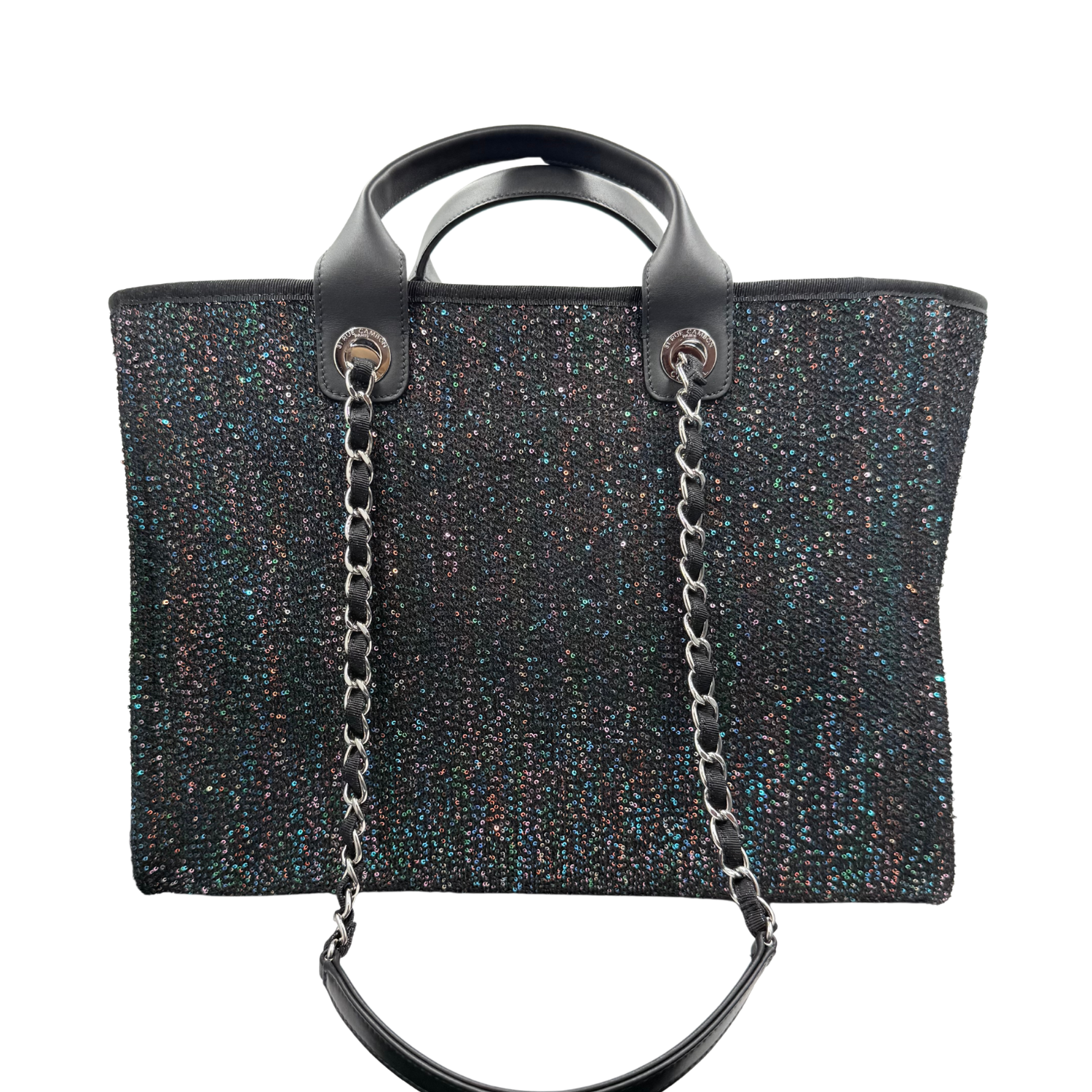 Chanel Large Sequin Deauville Tote