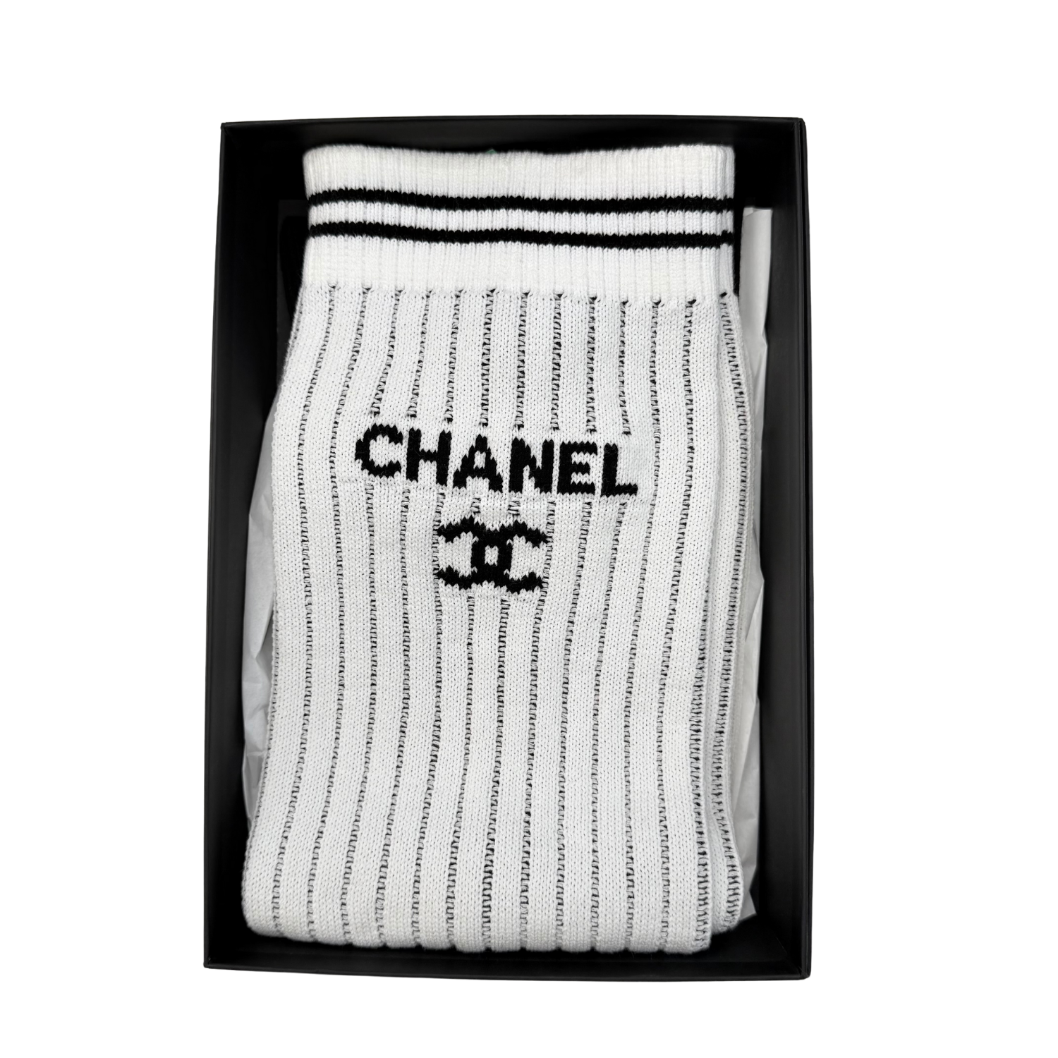 Chanel Gaiters Coco Mark Leg Warmers