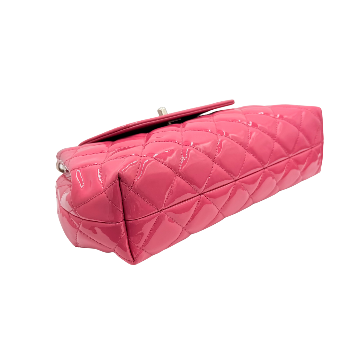 Small Coco Shine Accordion Bag Pink