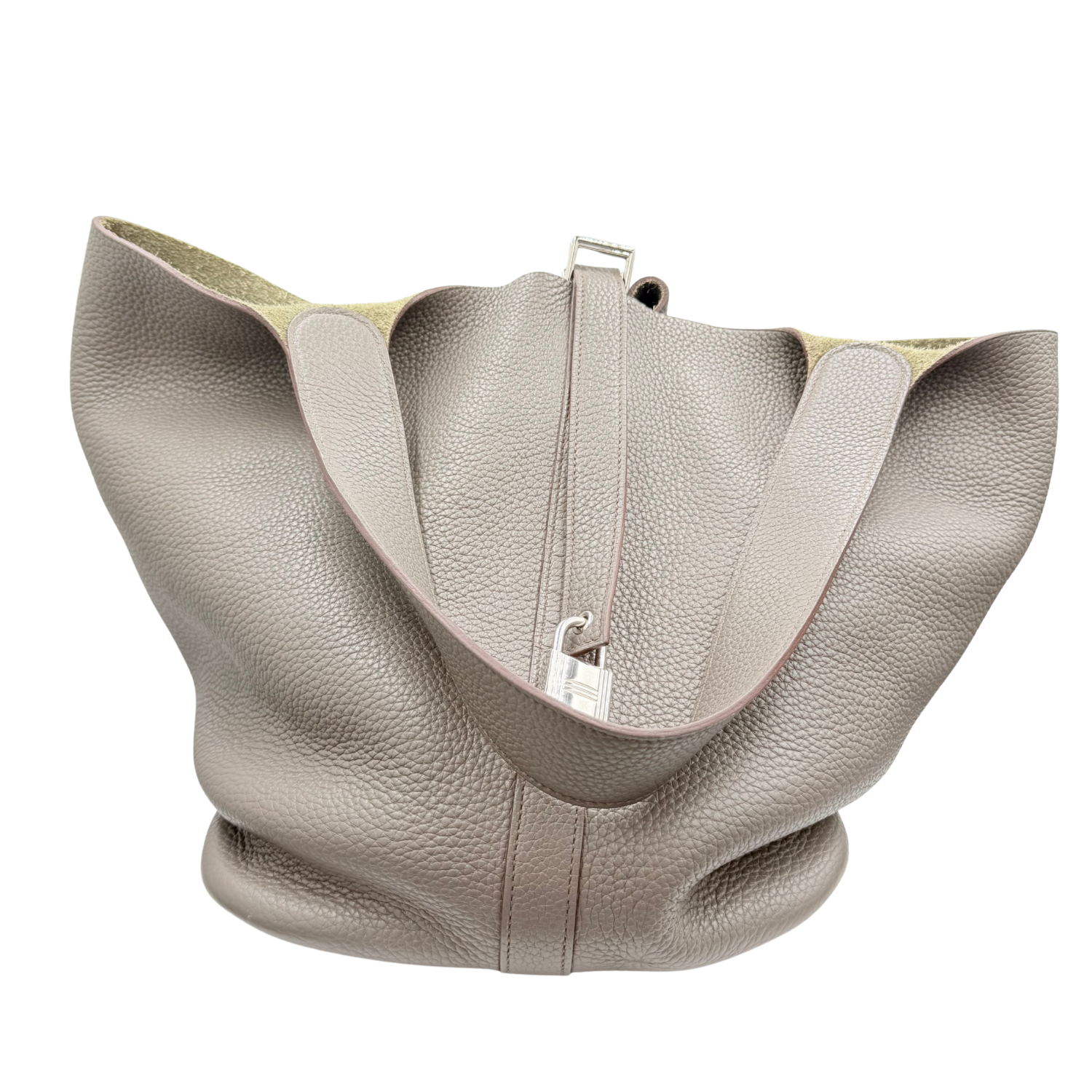 Hermès RARE Clemence Picotin Lock TGM 31 Etain