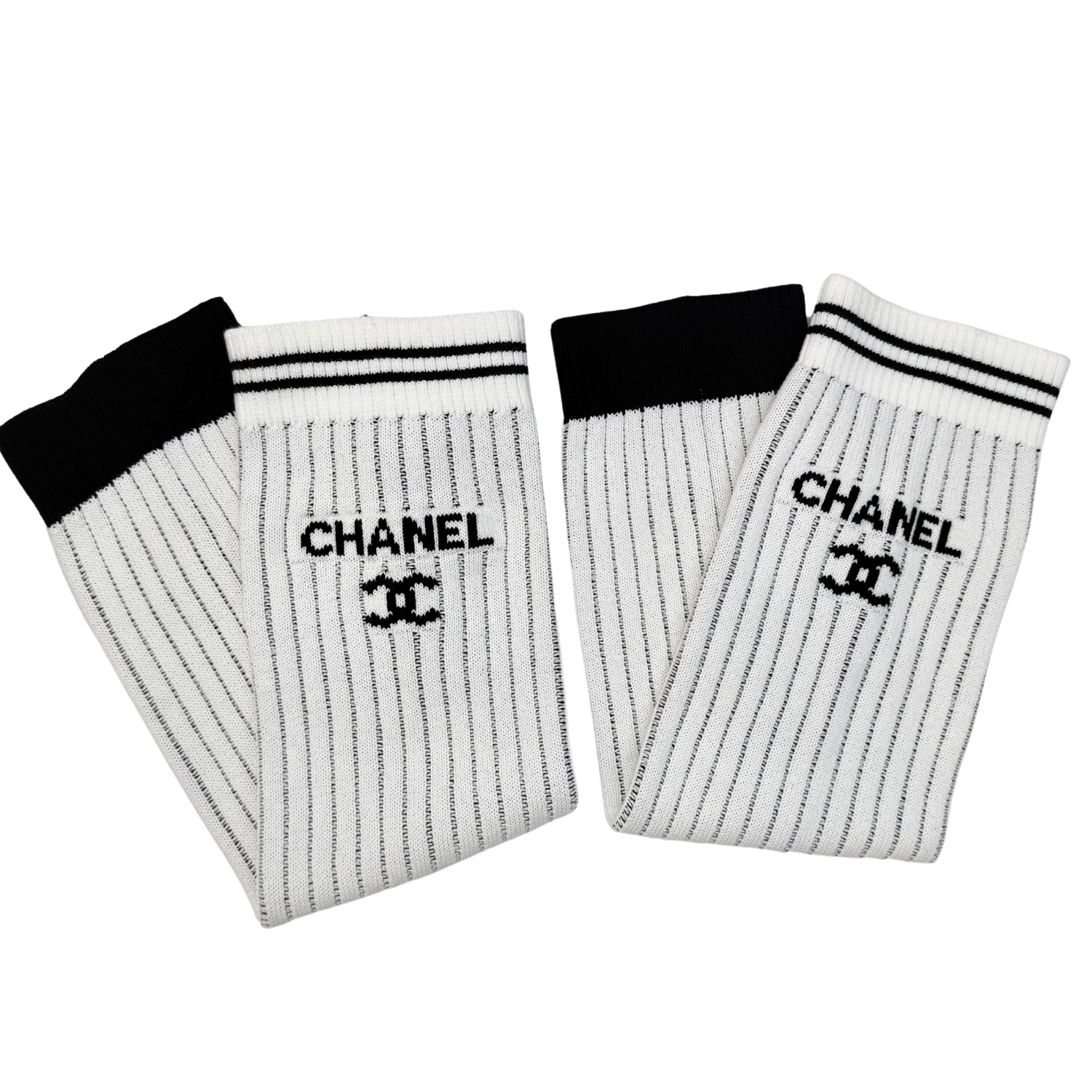 Chanel Gaiters Coco Mark Leg Warmers