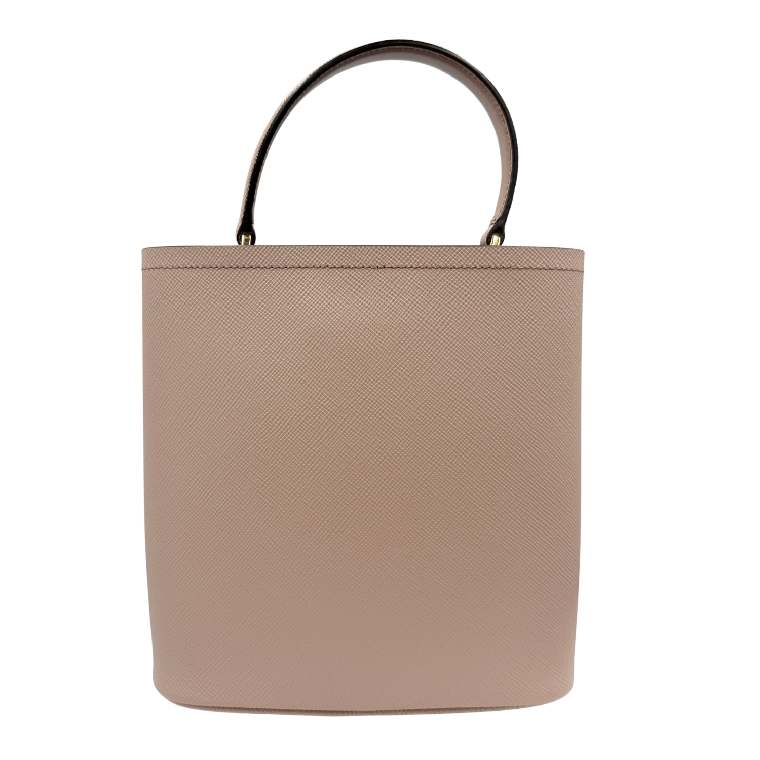 Prada Saffiano Leather Panier Bag Nude
