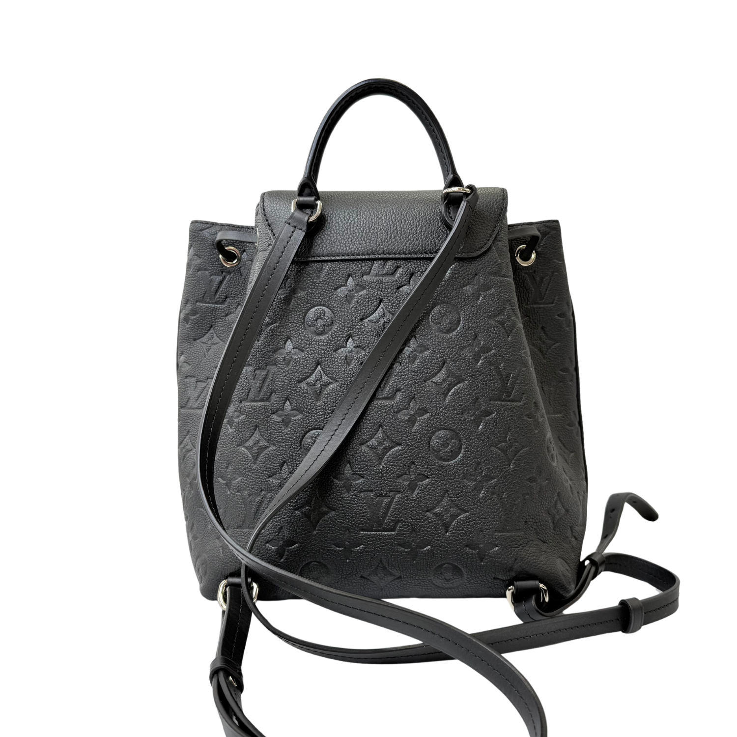 Louis Vuitton Monogram Empreinte Montsouris Backpack Black