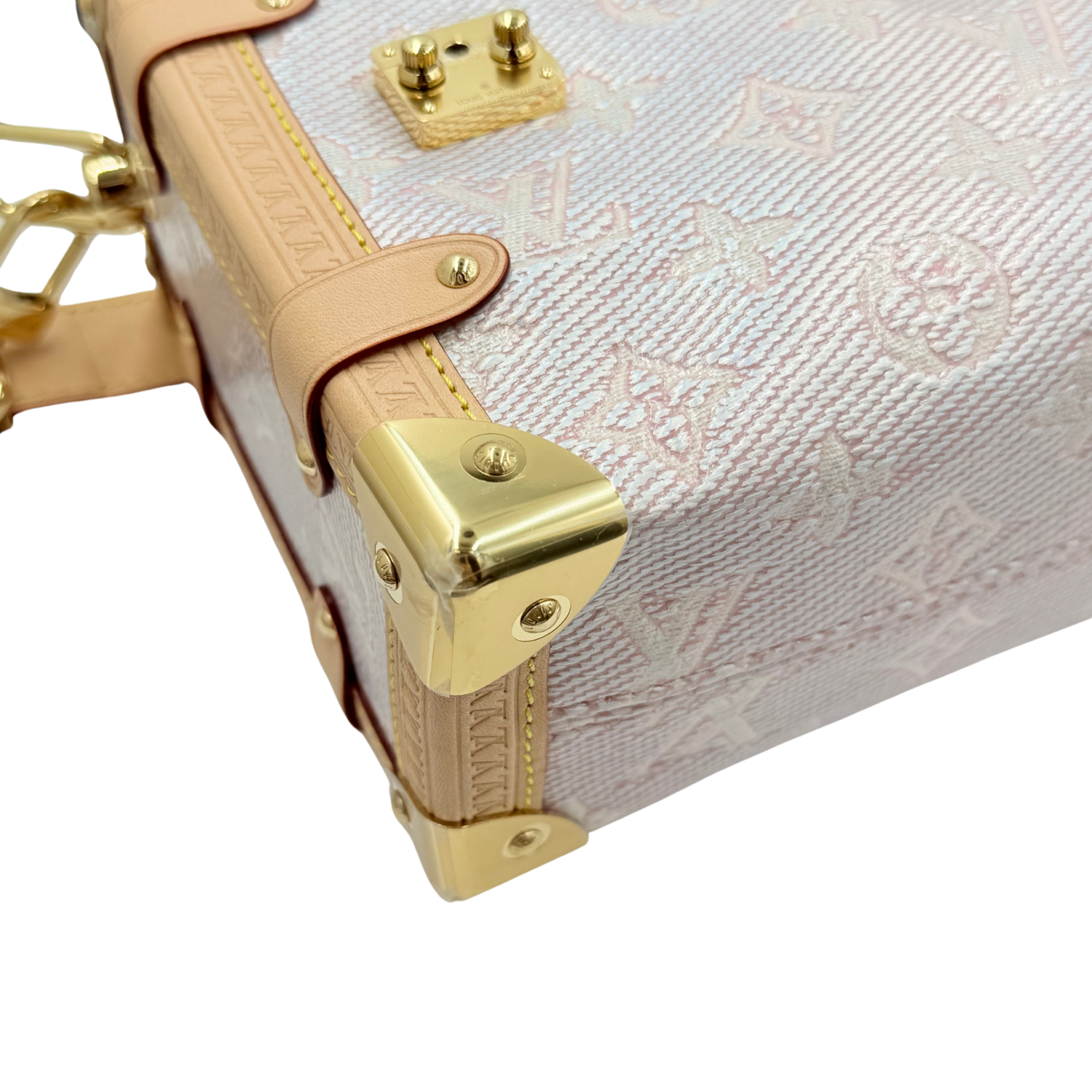 Louis Vuitton LV Monoglam Side Trunk MM Pink