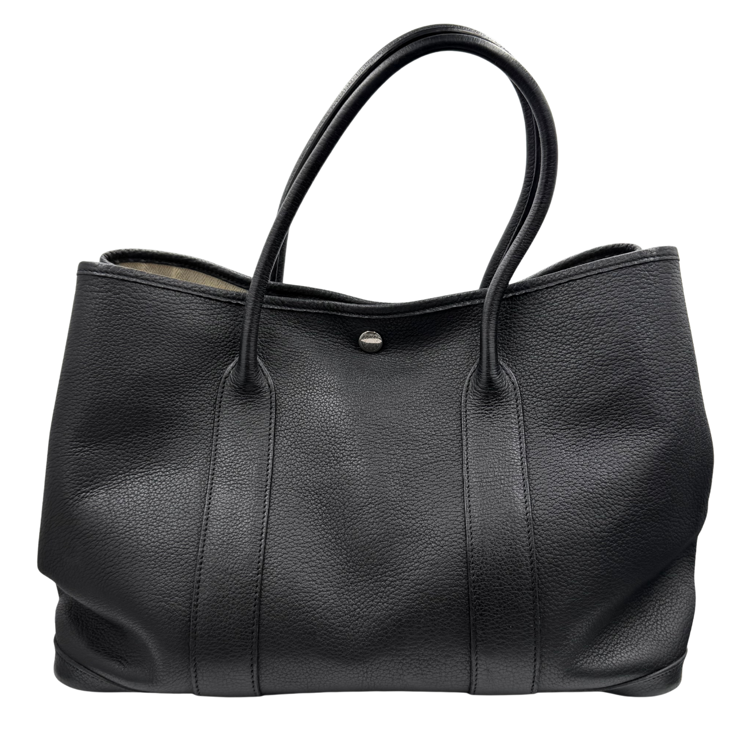 Hermès Negonda Leather Garden Party 36 Black