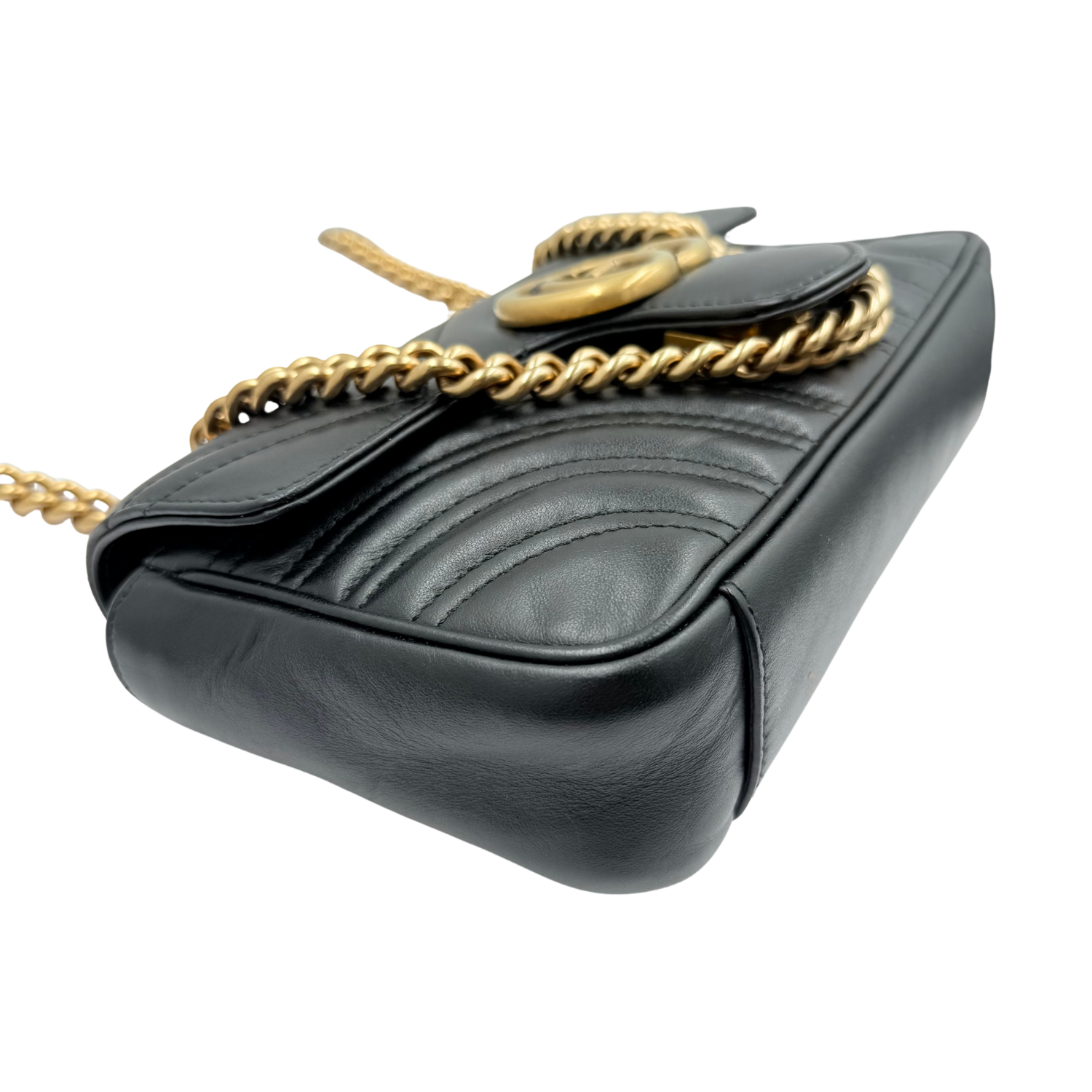 Gucci Small GG Marmont Bag Black