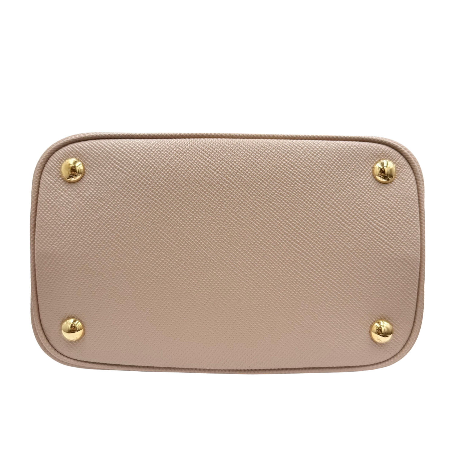 Prada Saffiano Leather Panier Bag Nude