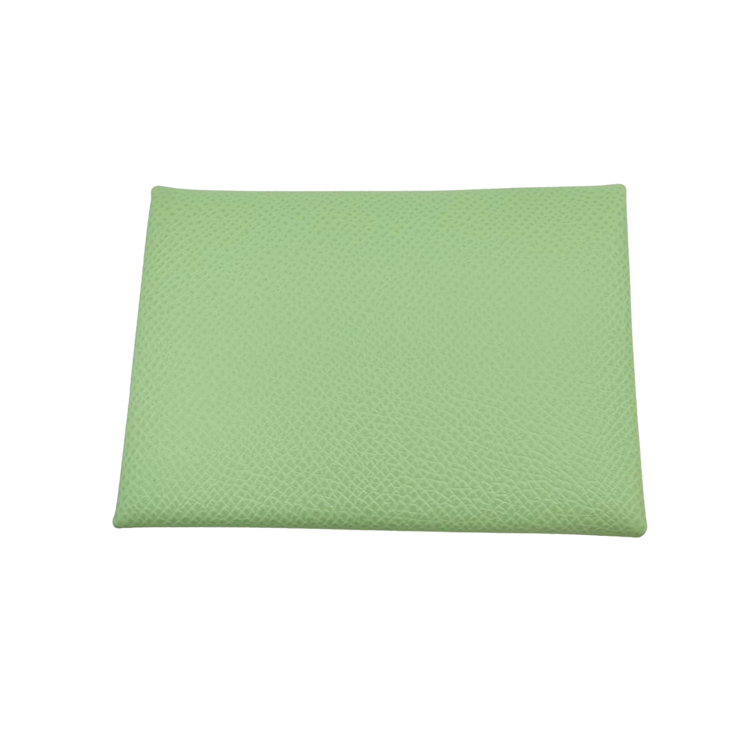 Hermès Calvi Duo Compact Card Holder Vert Criquet