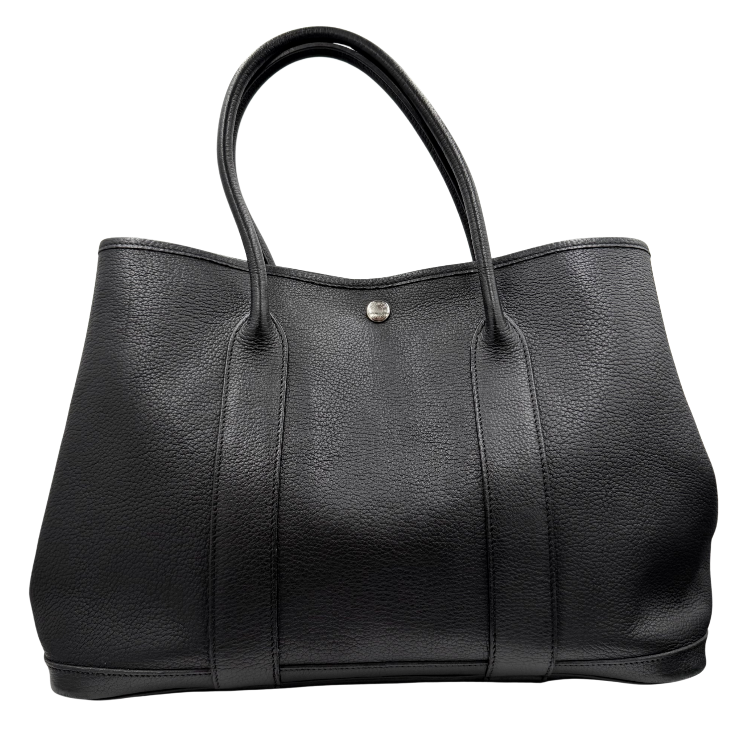 Hermès Negonda Leather Garden Party 36 Black