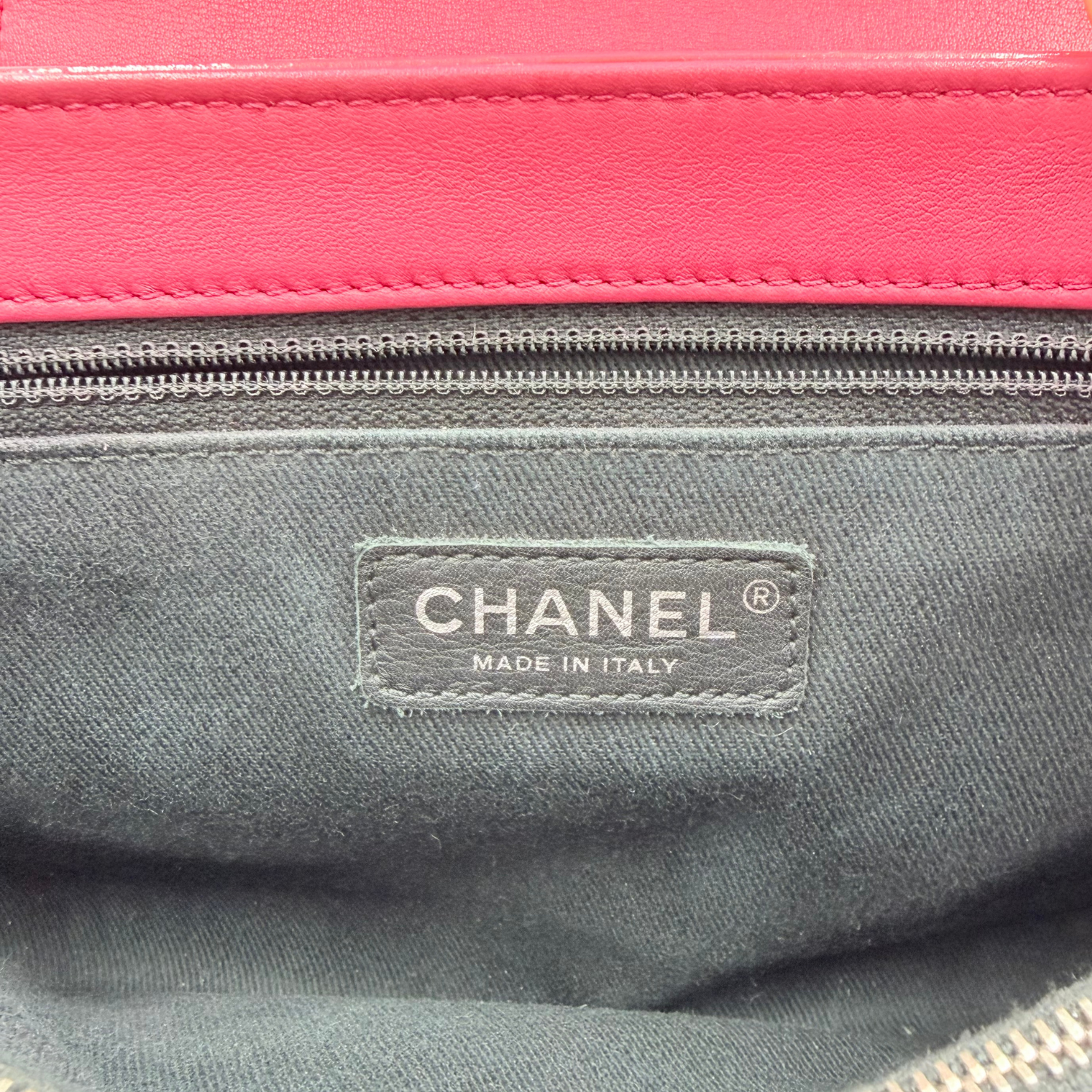 Small Coco Shine Accordion Bag Pink