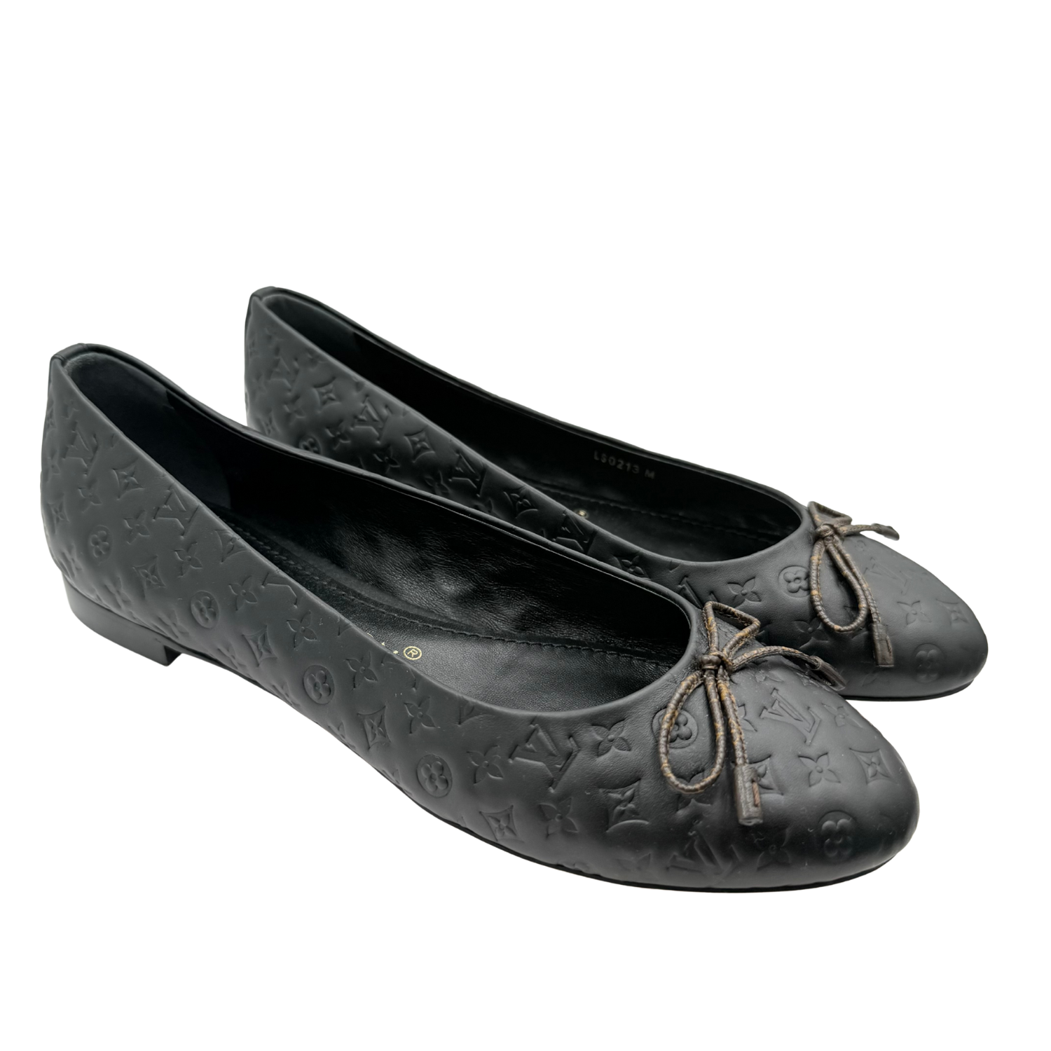 なみ　LOUIS VUITTON ニーナ　バレリーナ　ブラック　37 Louis Vuitton Nina Ballerina Flats Black