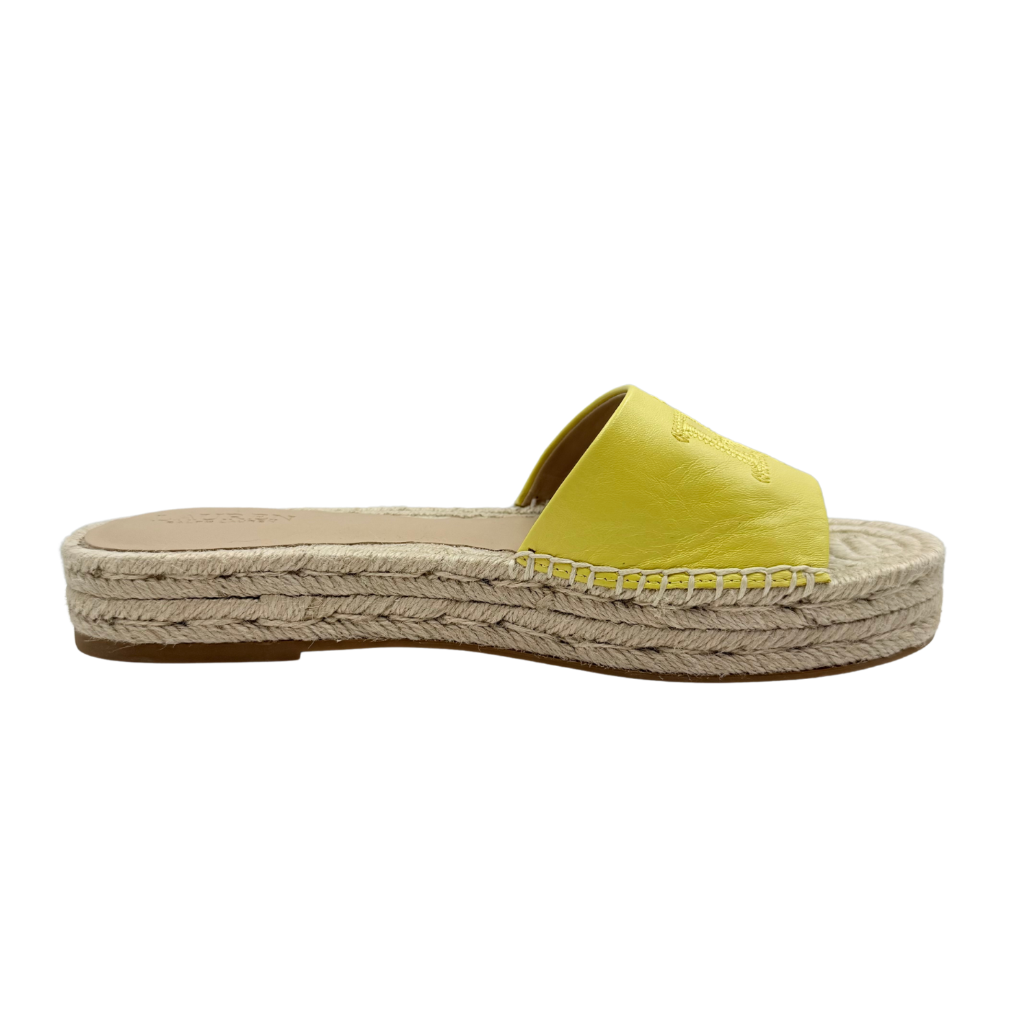Ralph Lauren Polly Espadrille Platform Sandal Yellow